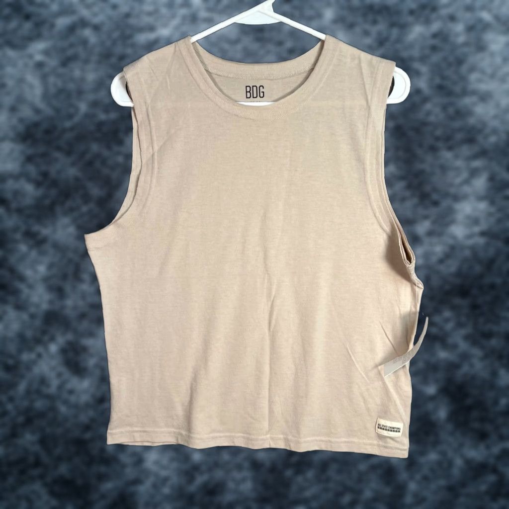 Bdg VINTAGE BDG Urban Outfitters All State Champions Beige Tank Top Womens Size Medium Size M / US 6-8 / IT 42-44 - 1 Thumbnail