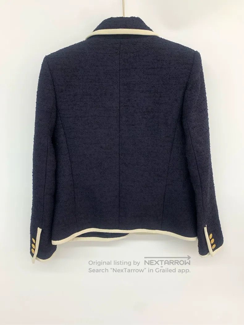 Valentino Valentino Logo-printed lapel single-breasted long-sleeved Size XXS / US 00 / IT 34 - 2 Thumbnail