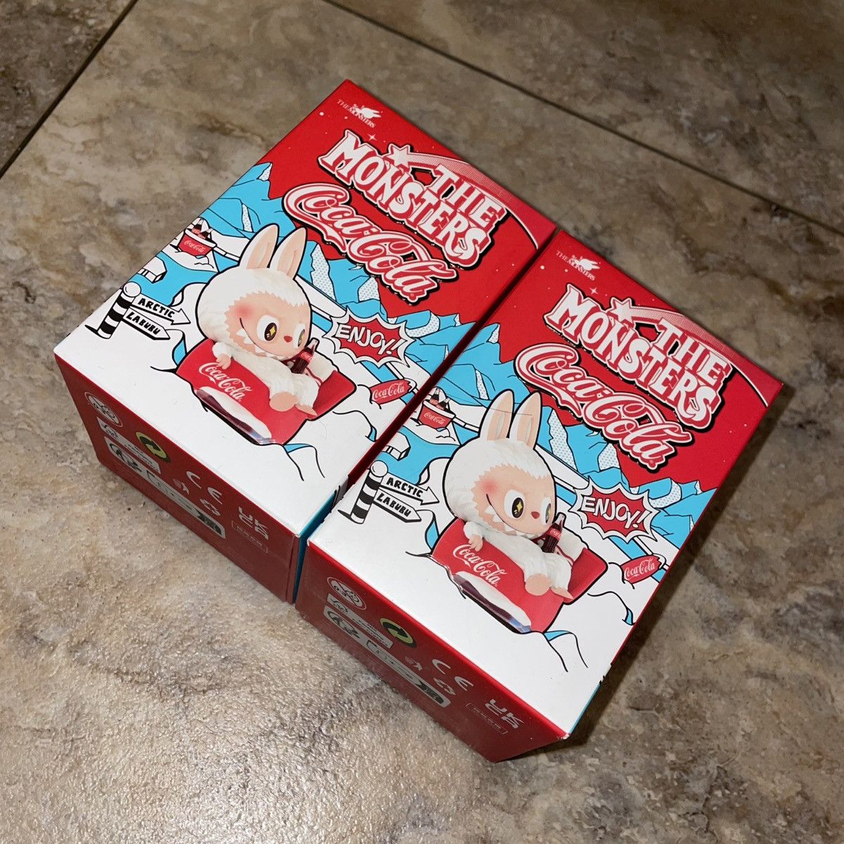 POP MART Pack of 2 Pop Mart Labubu The Monsters Coca-Cola Figures Size ONE SIZE - 1 Thumbnail