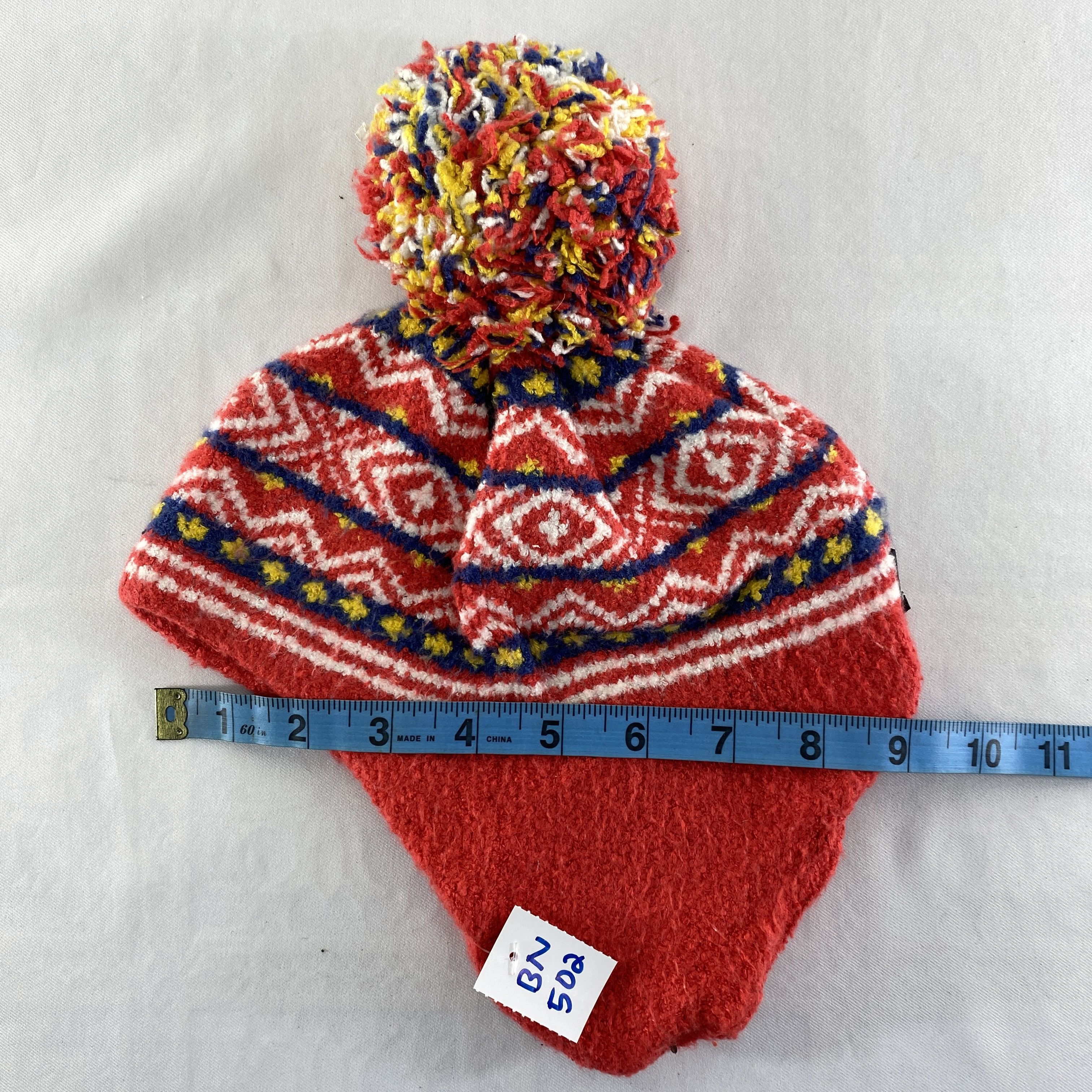 Japanese Brand Geometric Snow Cap Hat Beanie -BN502 Size ONE SIZE - 4 Thumbnail