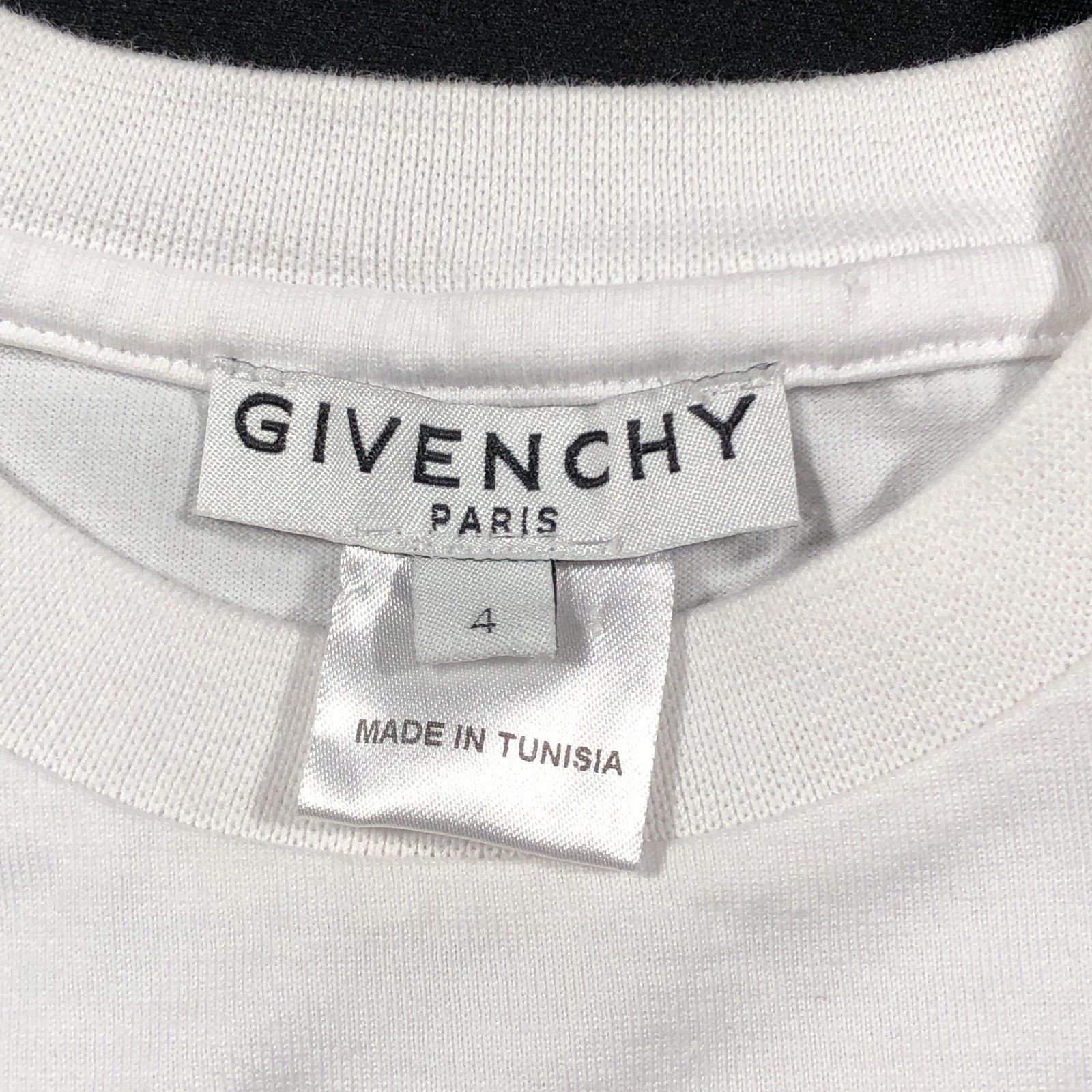 Givenchy Givenchy Kids Logo White Black Tee T Shirt Size 4 4T B1 Size US XXS / EU 40 - 3 Thumbnail