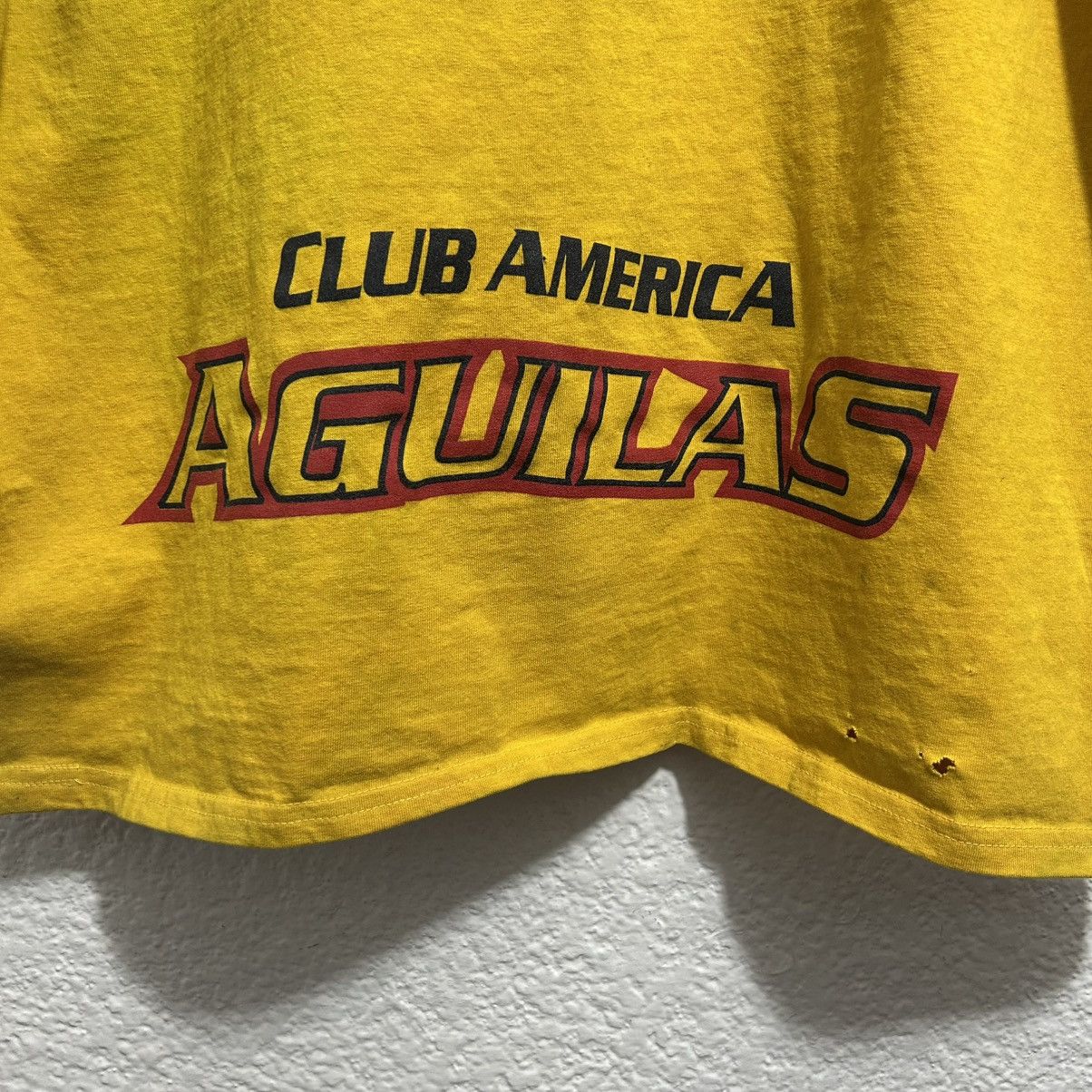 Mexicana AMÉRICA SOCCER VINTAGE SHIRT THRASHED Size US XL / EU 56 / 4 - 3 Thumbnail