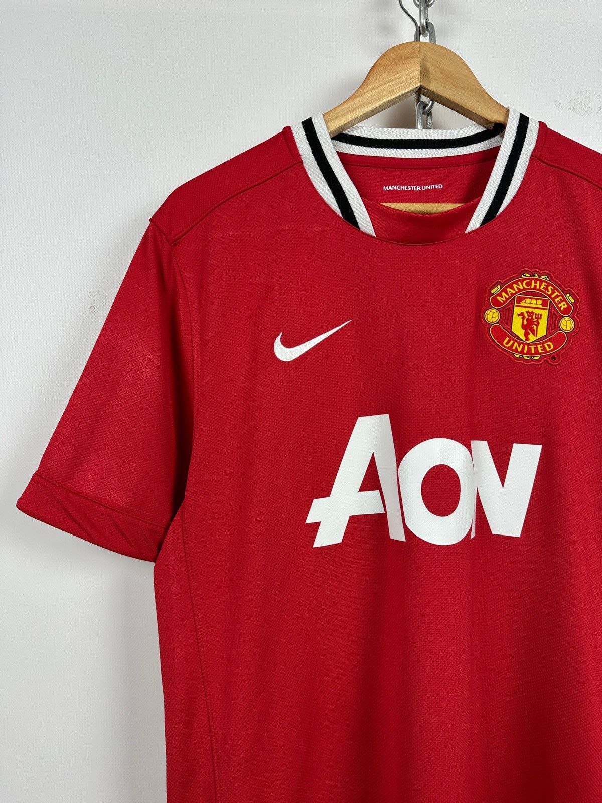 Nike 2011/12 Nike Manchester United Home Soccer Jersey Size US L / EU 52-54 / 3 - 4 Thumbnail