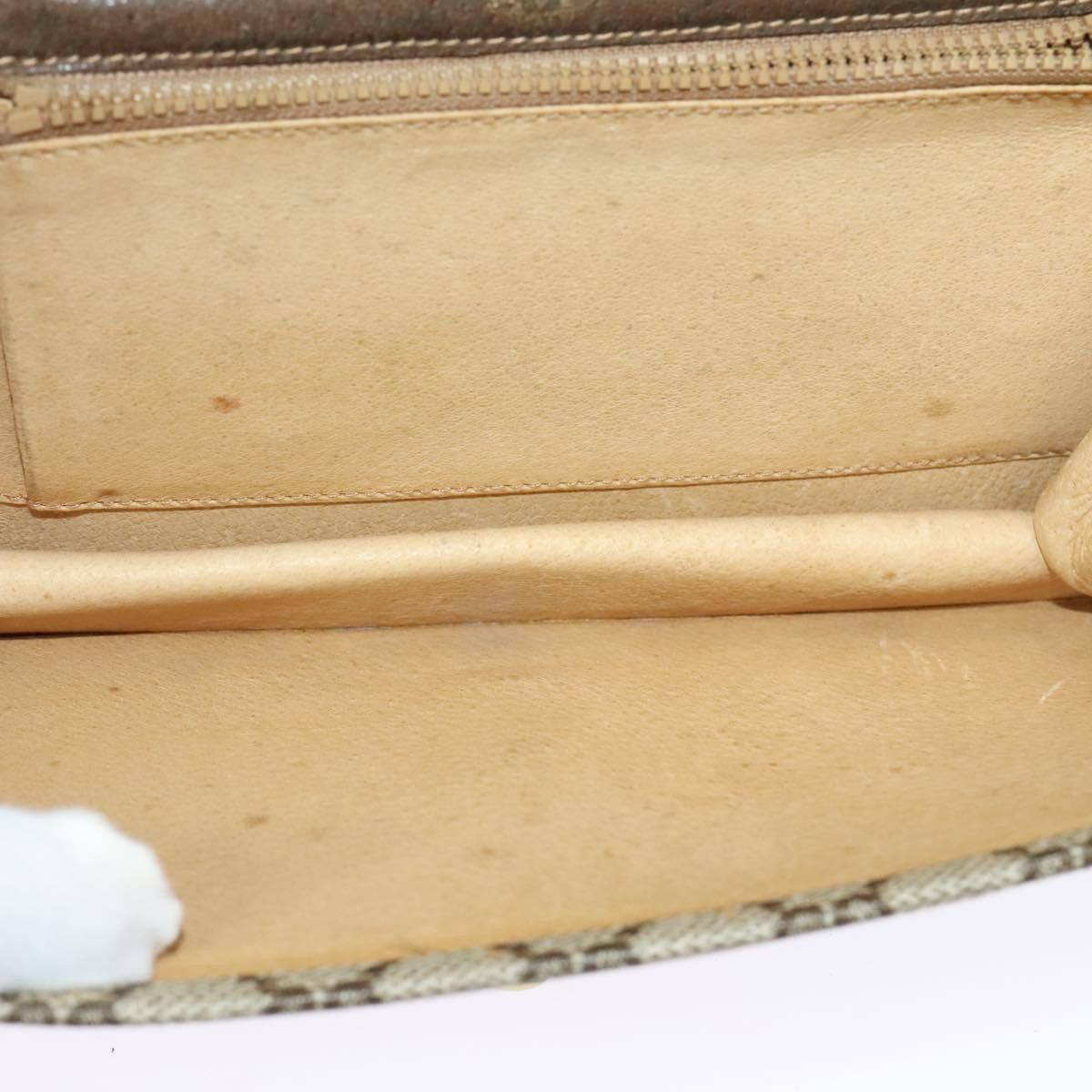 Gucci GUCCI GG Supreme Web Sherry Line Shoulder Bag Pvc Beige Gold Size ONE SIZE - 18 Thumbnail