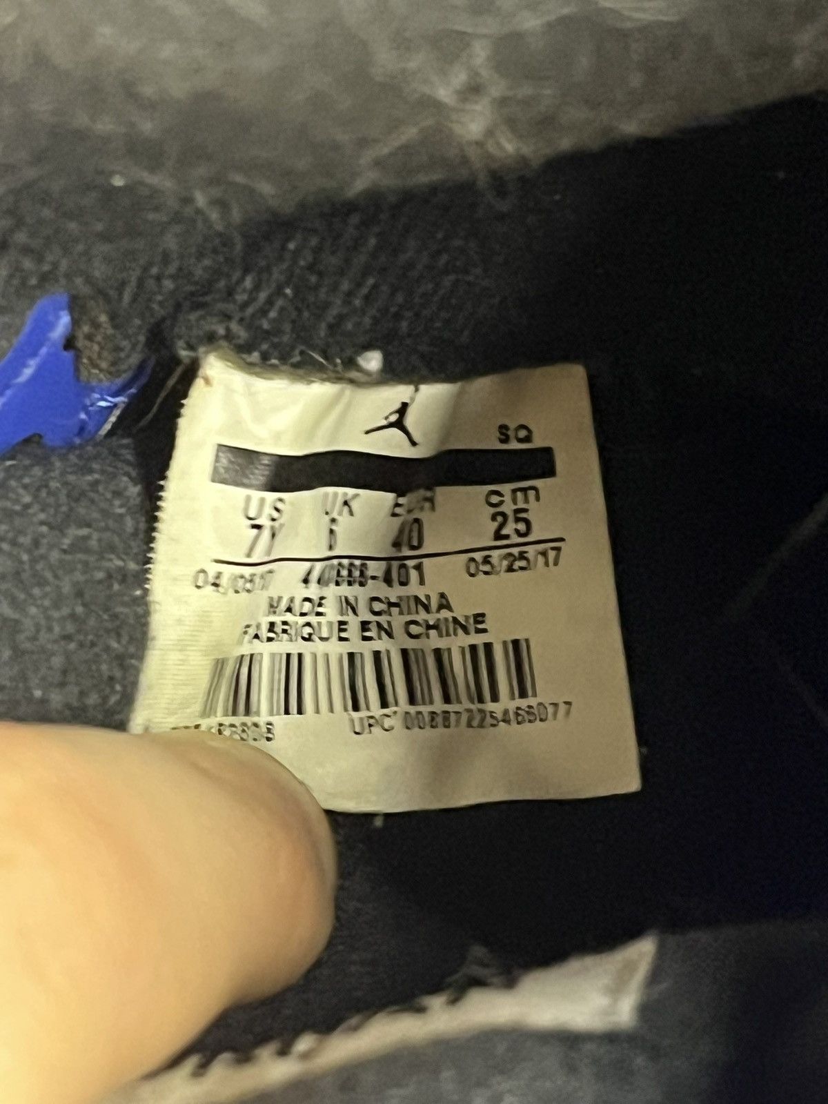 Jordan Brand Blue Suede GS Jordan 5 Size US 7 / EU 40 - 6 Thumbnail