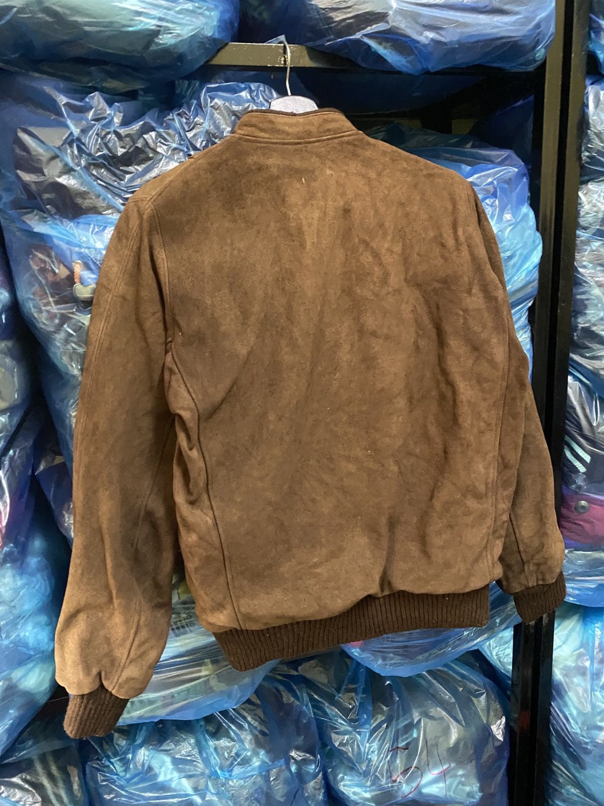 Japanese Brand Vintage 80s Eroica Tokyo Osaka Brown Suede Leather Bomber Size US M / EU 48-50 / 2 - 13 Thumbnail