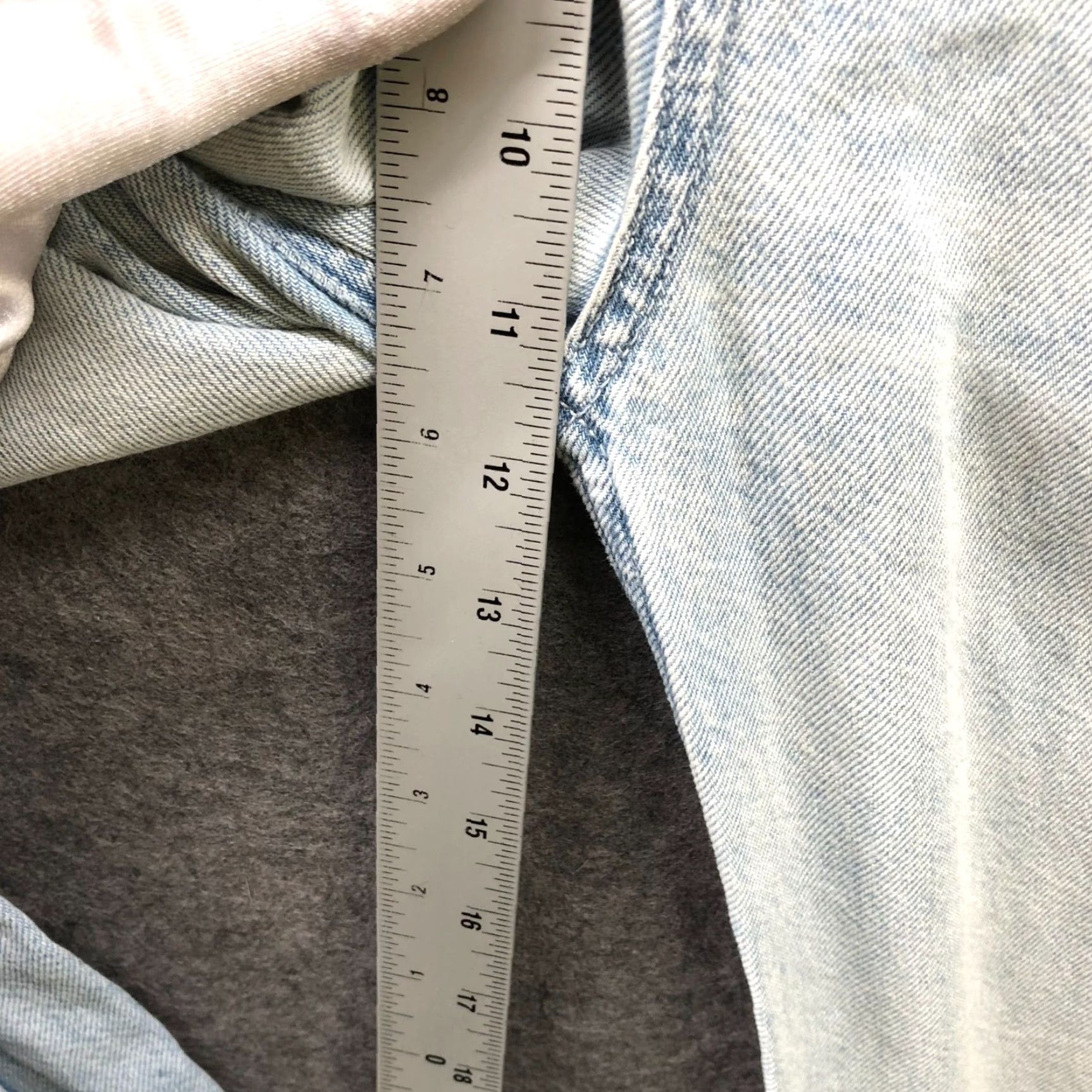 Mango VINTAGE Mango Wide Leg Jeans Womens L 28" Waist Light Blue Cotton Lyocell Spring Summer Fall Size 36" / US 14 / IT 50 - 6 Thumbnail