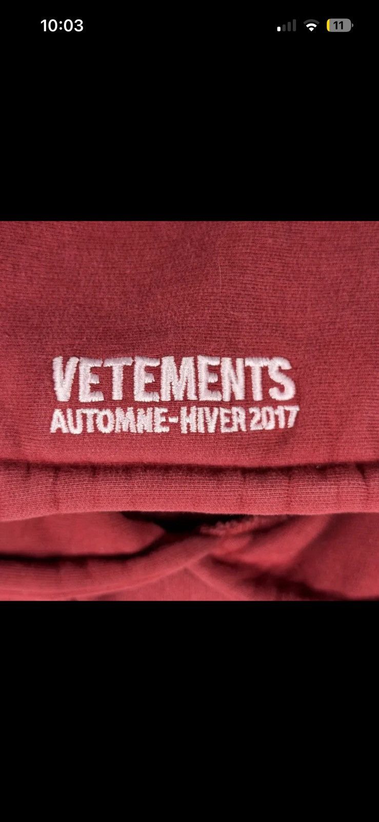 Vetements Vetements Hoodie „ May the Bridges I burn light the Way“ S Size US S / EU 44-46 / 1 - 4 Thumbnail