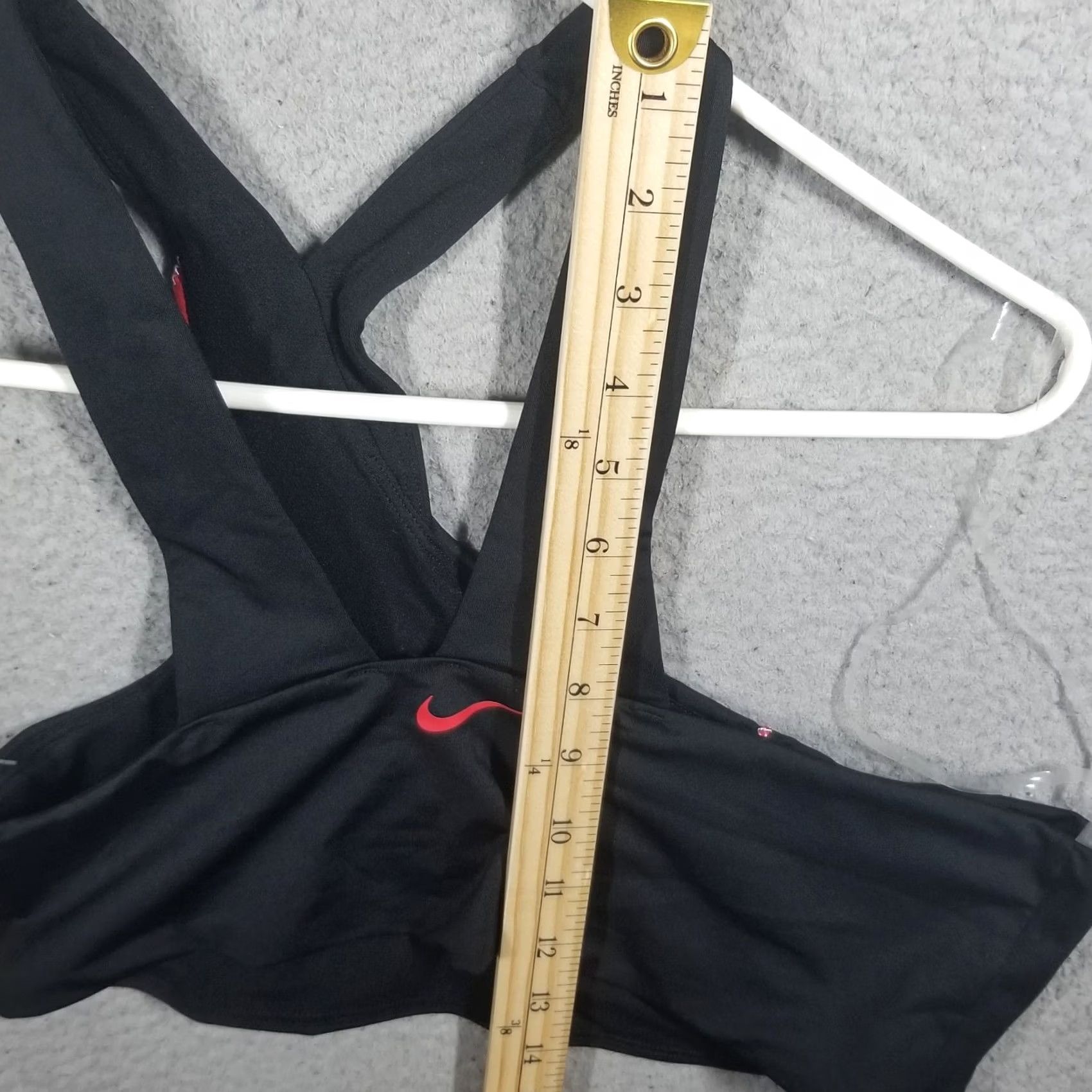 Nike Nike Women’s Bikini Top Color Block Swoosh Size XL Black NEW Size XL / US 12-14 / IT 48-50 - 3 Thumbnail