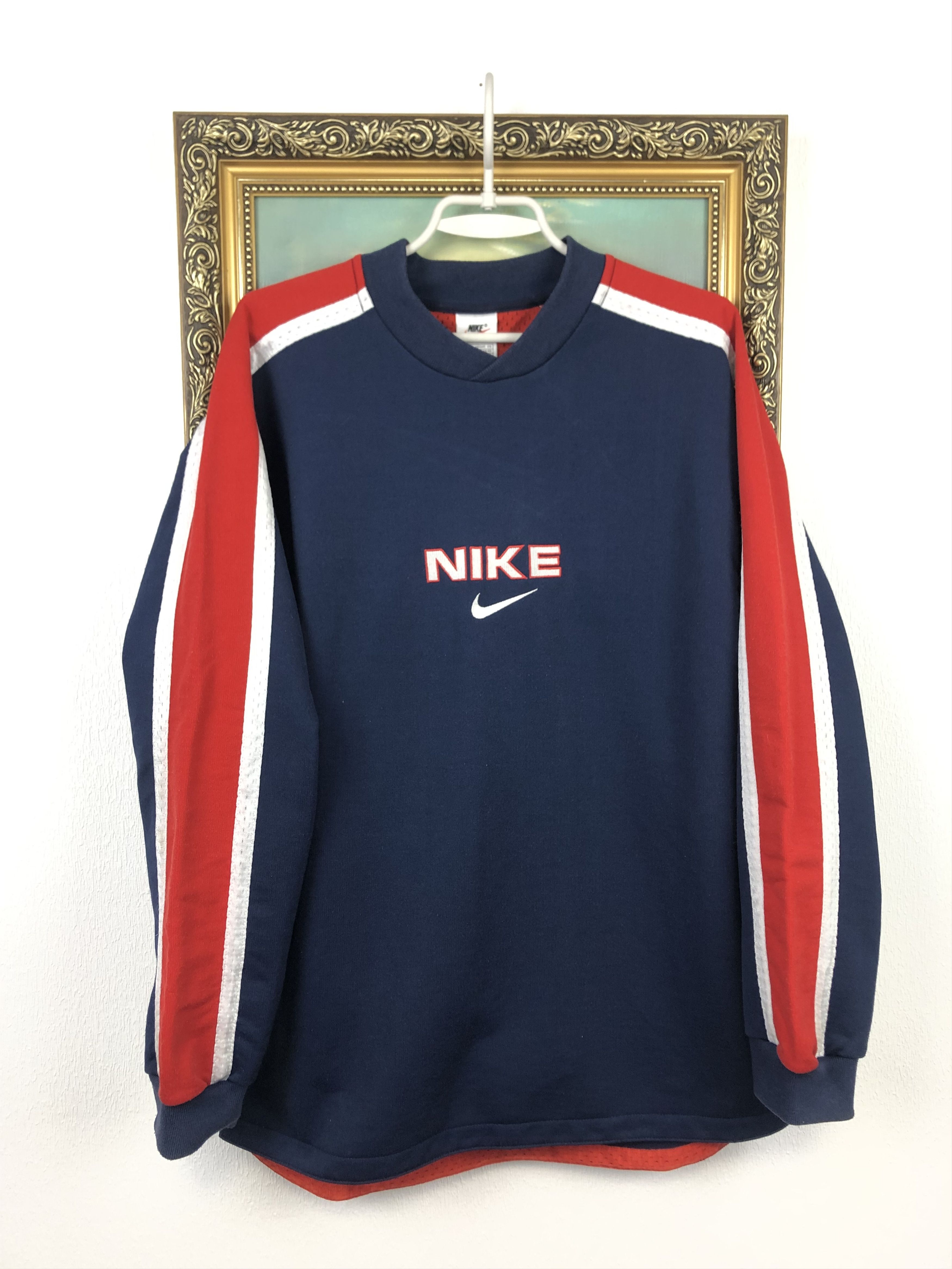 Nike Vintage Nike Swoosh Logo Sweatshirt Rare Hype Size US M / EU 48-50 / 2 - 1 Thumbnail