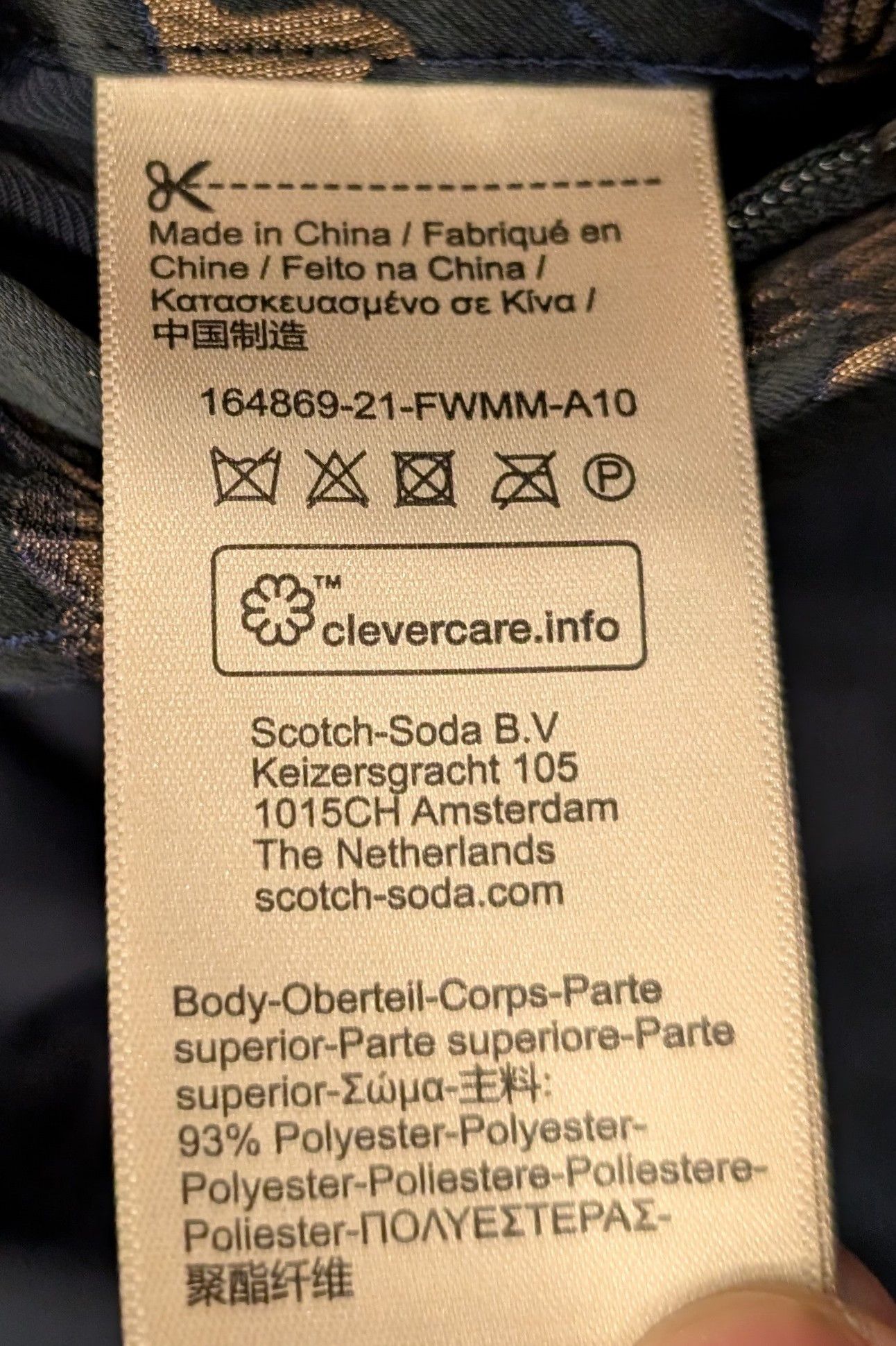 Scotch & Soda Scotch & Soda Amsterdam Jacquard Bomber Jacket Moon Stars Size US M / EU 48-50 / 2 - 4 Thumbnail