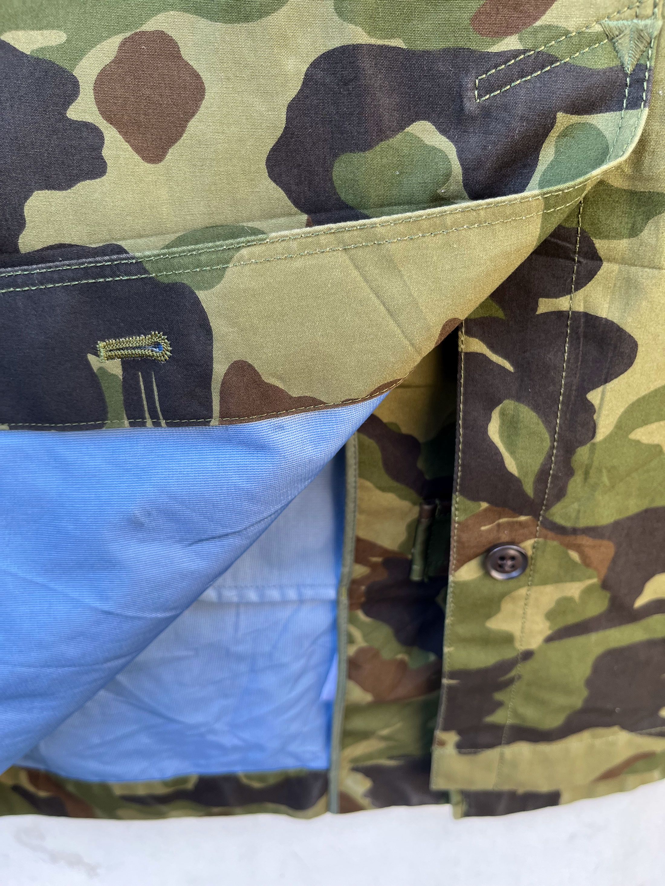 Goretex × Japanese Brand × Nanamica Nanamica Gore Tex Camouflage Army Coat Size US S / EU 44-46 / 1 - 6 Thumbnail
