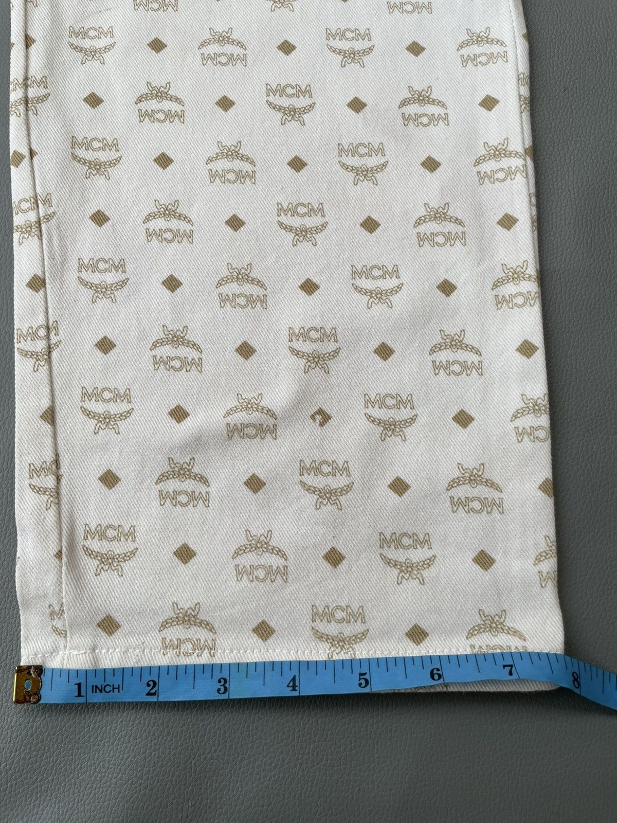 MCM Mcm Monogram Jeans Baggy luxury Style Size 26" / US 2 / IT 38 - 13 Thumbnail