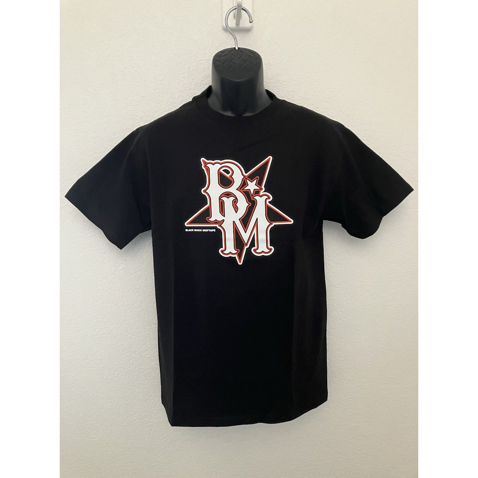 Other Shortys Skateboard Black Magic Grip Tape Tee Shirt M Black H Size US M / EU 48-50 / 2 - 1 Thumbnail