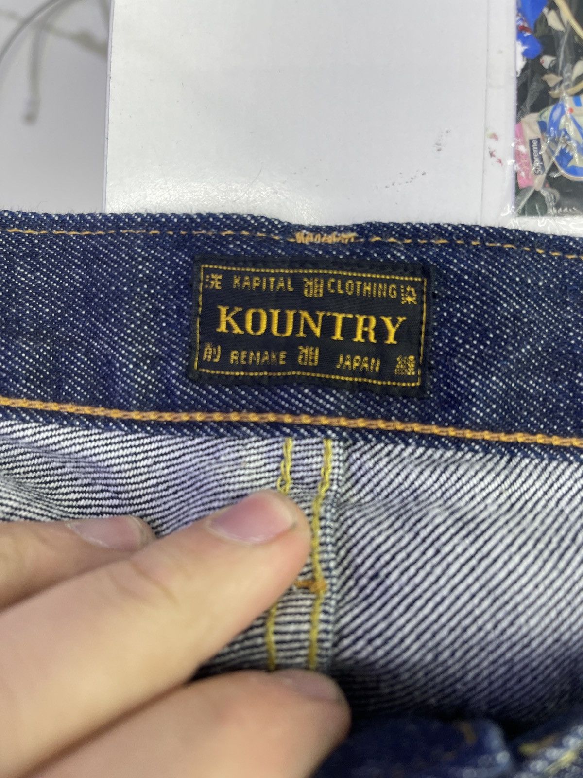 Kapital Kapital Bone jeans ( Dark wash ) Size US 34 / EU 50 - 3 Thumbnail