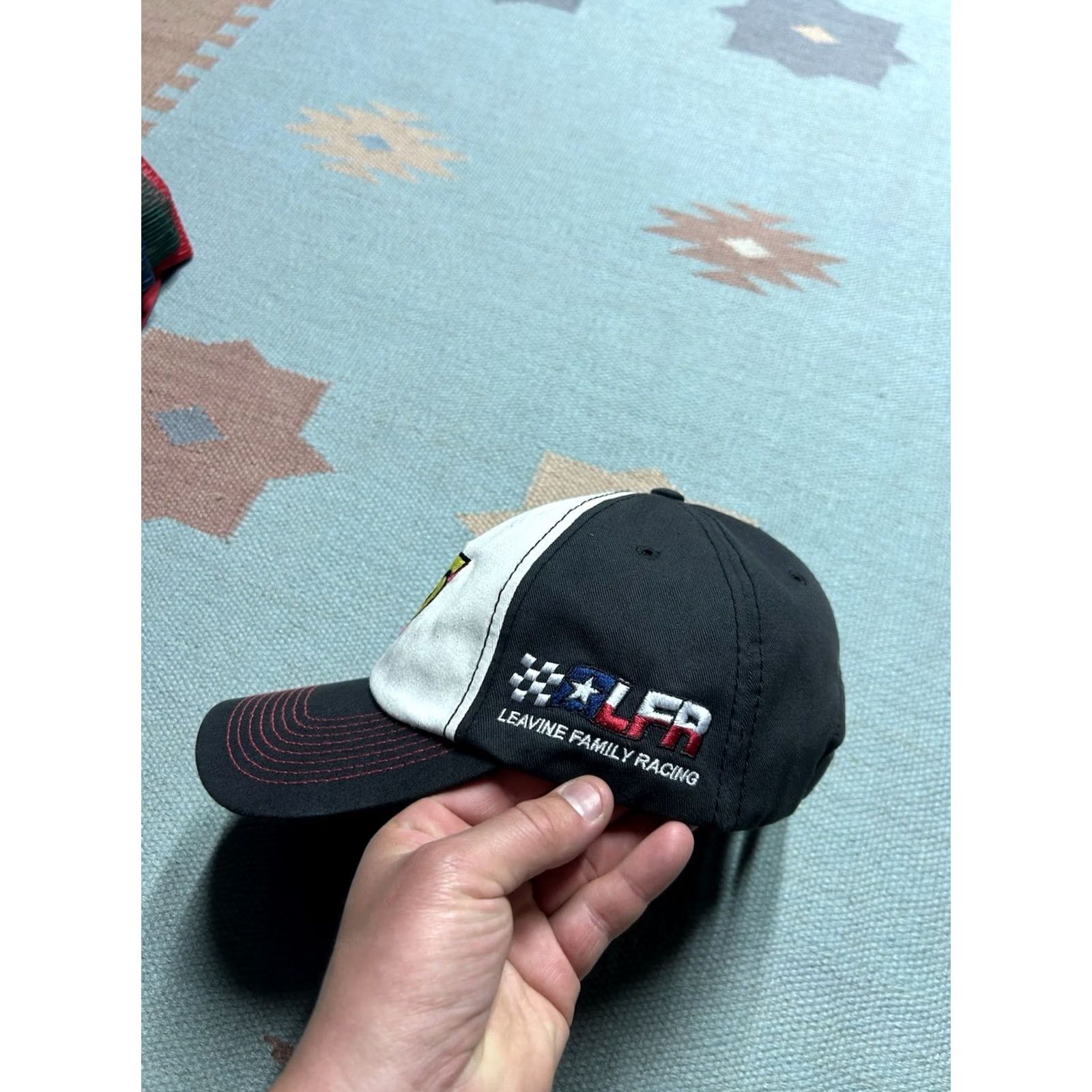 Alexander McQueen Leavine Family Racing strapback hat cap 95 McDowell Lightning McQueen men's adjustable multicolor cap Size ONE SIZE - 5 Thumbnail