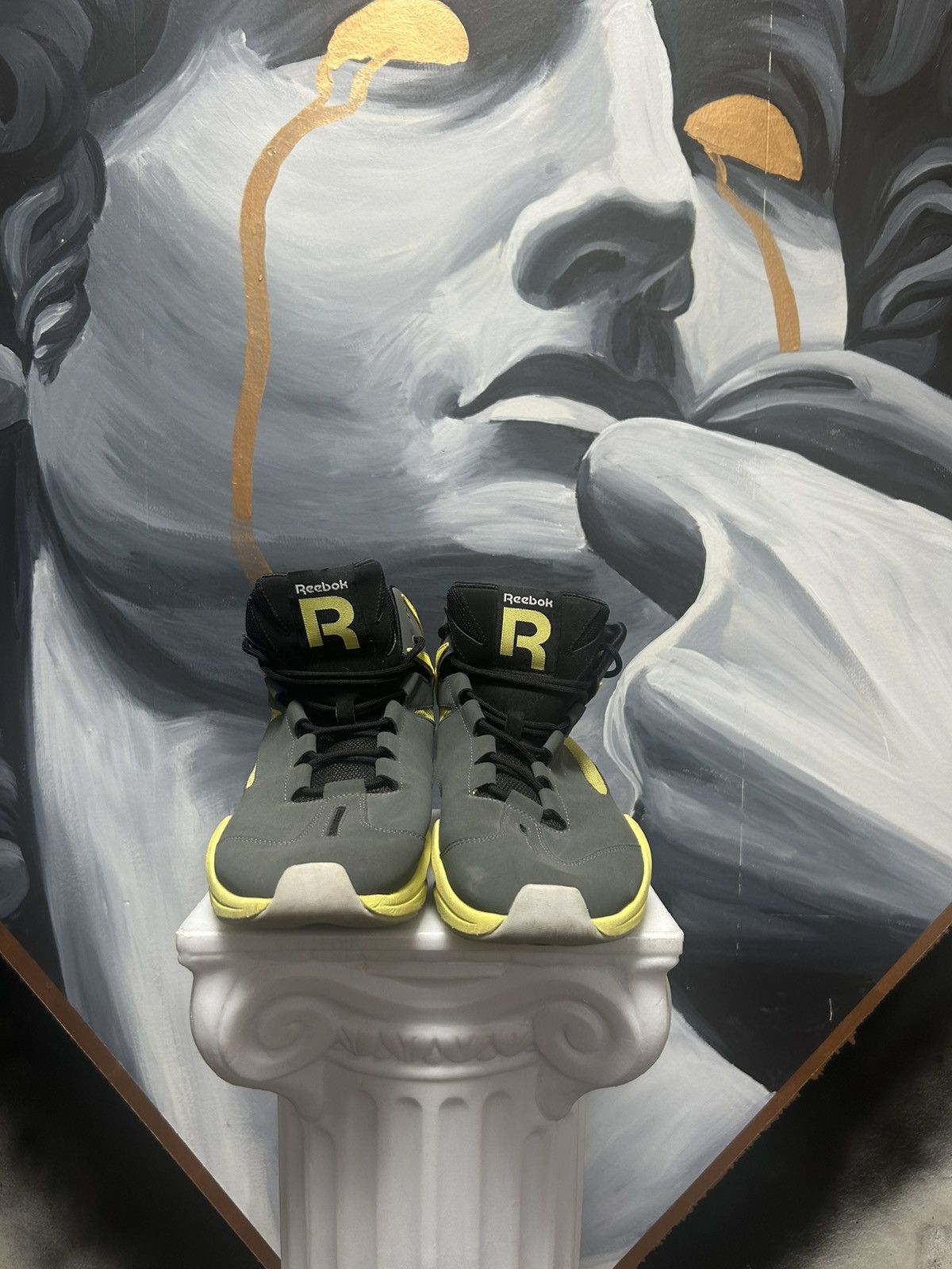 Other yellow and grey reeboks Size US 12 / EU 45 - 1 Thumbnail