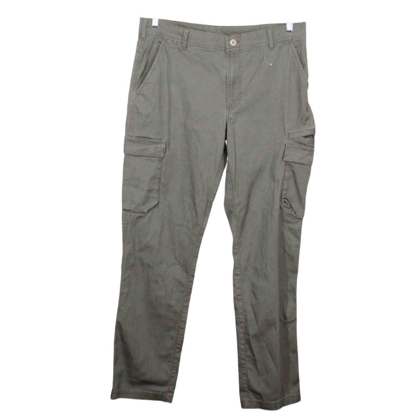 L.L. Bean LL Bean Men's BeanFlex Canvas Pants Cargo 2.0 Straight Leg Size US 35 - 1 Thumbnail