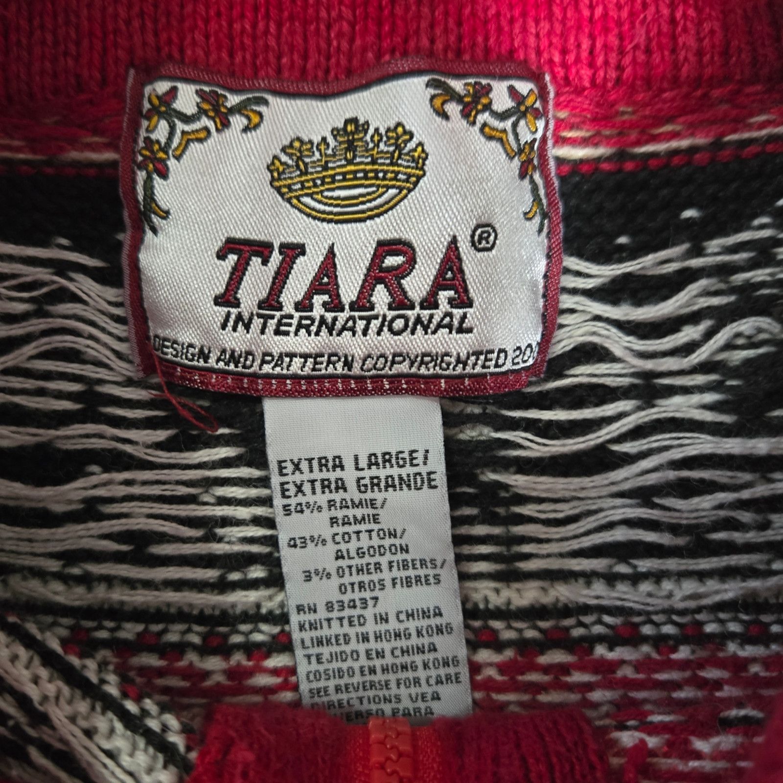 Vintage Y2K Red Moose Full Zip Winter Sweater Size XL Size XL / US 12-14 / IT 48-50 - 4 Thumbnail