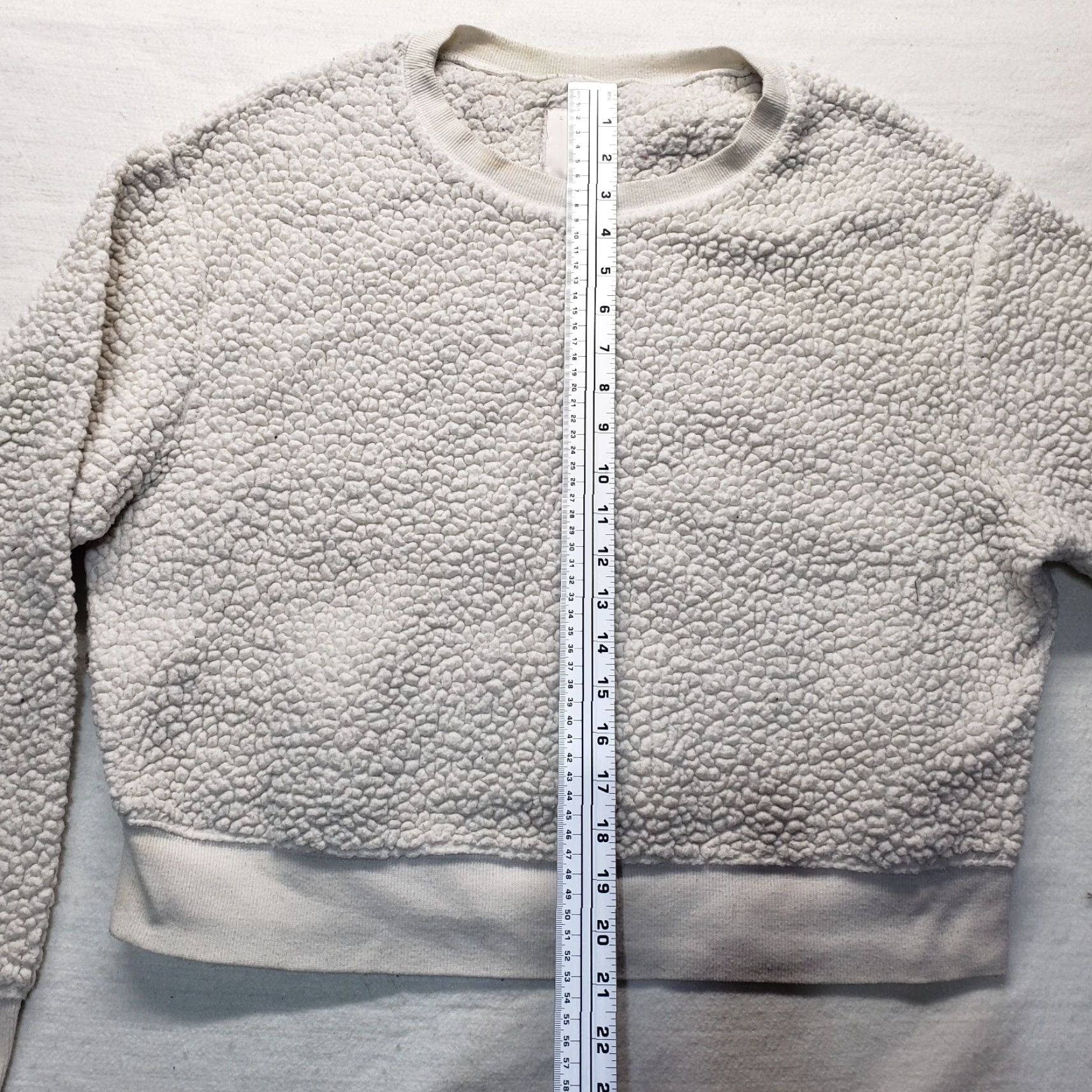 Vintage So Cozy Softest Sherpa Pullover Sweater XL White Womens N/A Size XL / US 12-14 / IT 48-50 - 5 Thumbnail