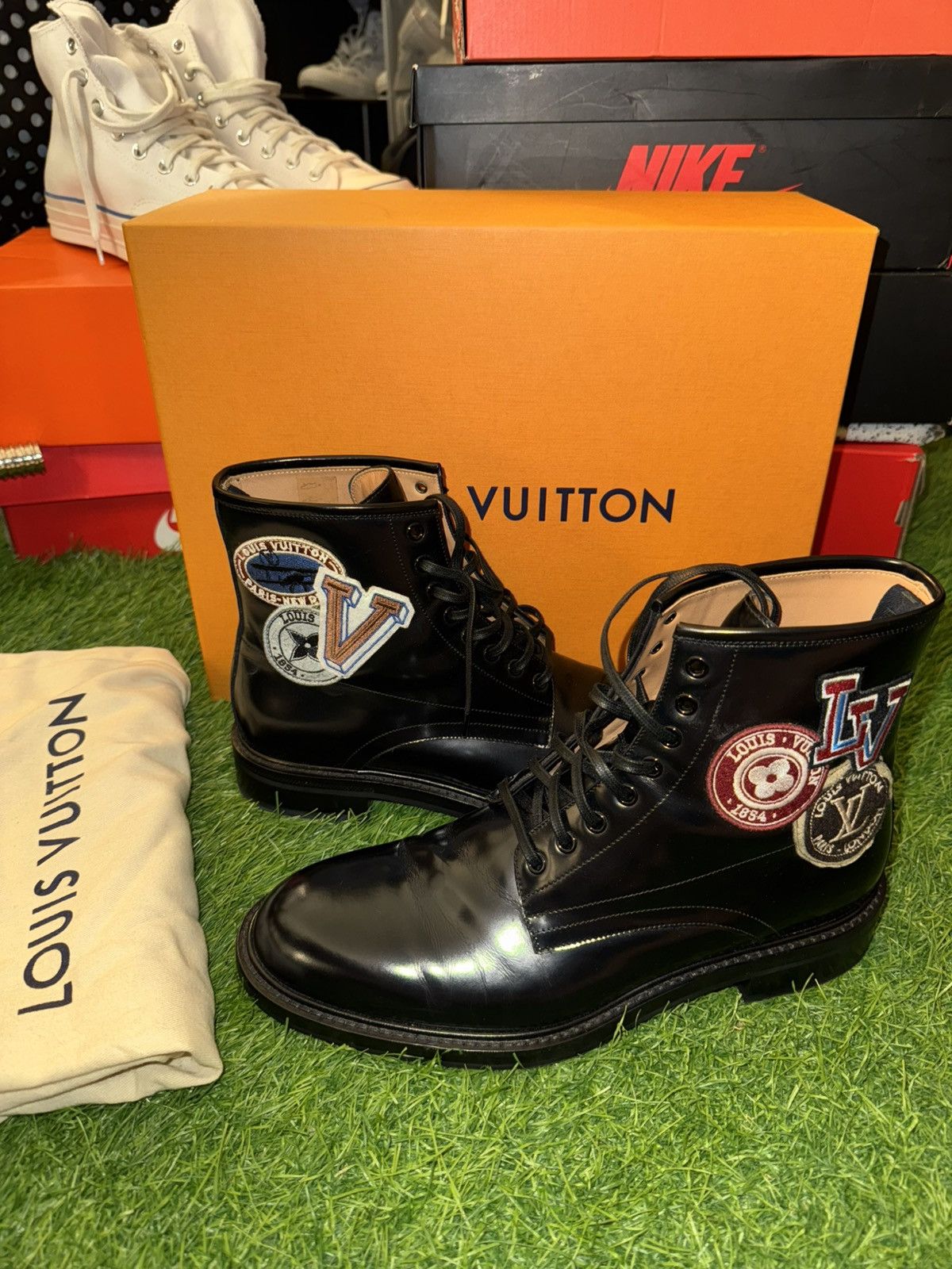 Limited Edition Men Louis Vuitton VOLTAIRE Boots