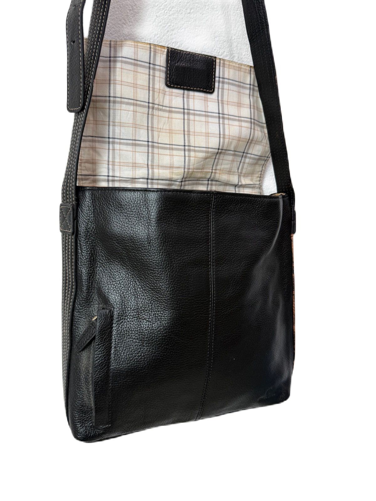 If Six Was Nine Vintage Japanese Brand Club Jundain Genuine Leather Bag Size ONE SIZE - 5 Thumbnail
