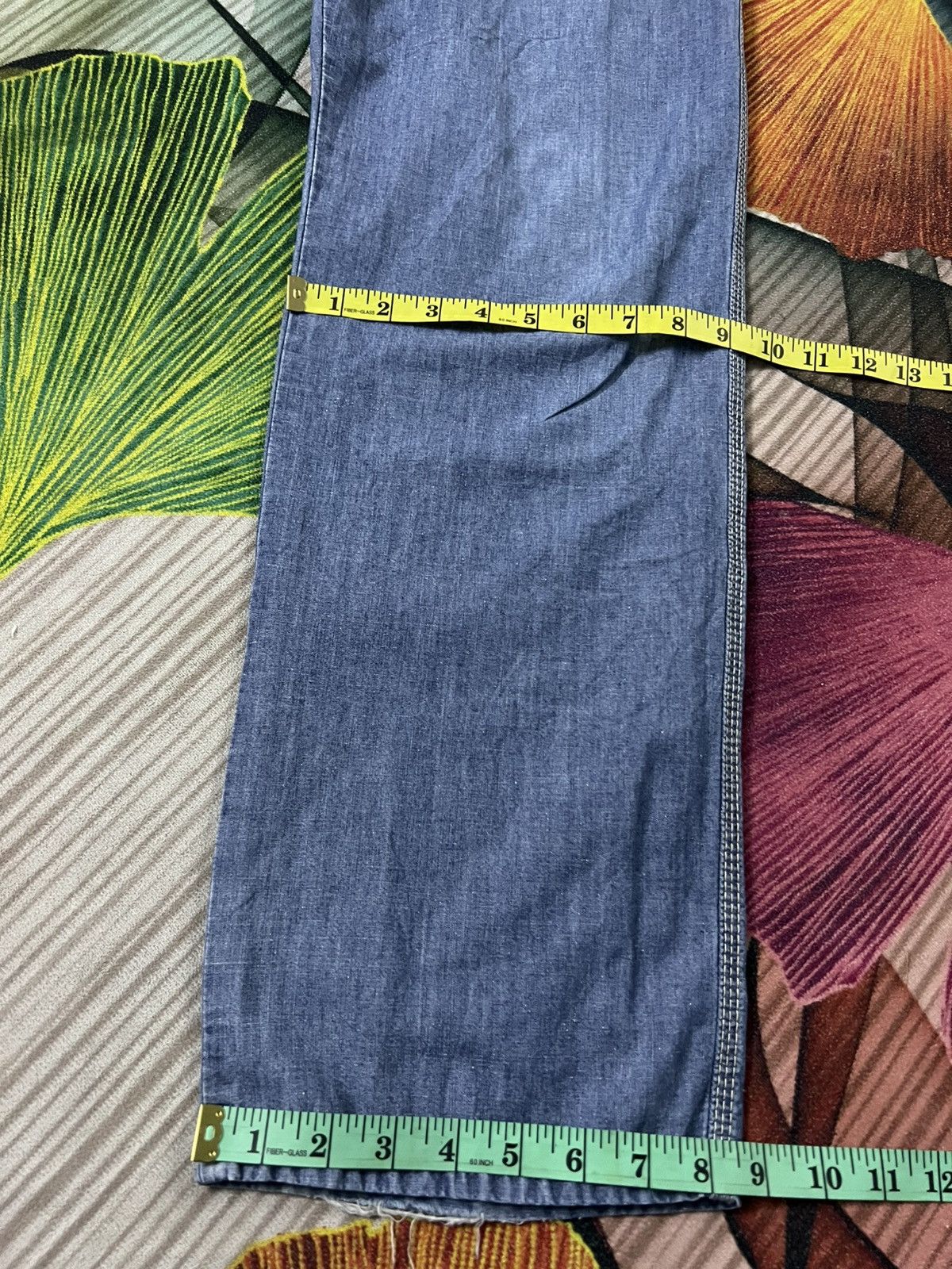 Japanese Brand EDWIN BAGGY JEANS Size US 31 - 6 Thumbnail