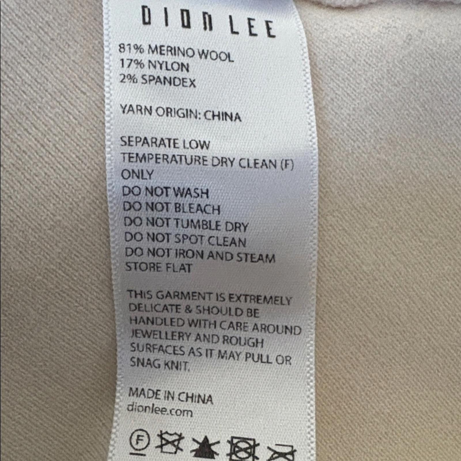 Dion Lee Dion Lee Ivory Merino Wool Ribbed Knit Bolero Shrug Size XS / US 0-2 / IT 36-38 - 9 Thumbnail