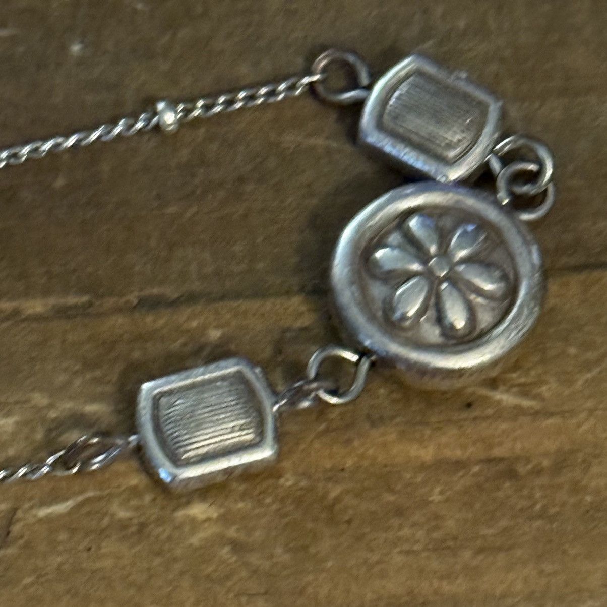 Brighton Brighton Ravenna long silver tone station tile necklace Size ONE SIZE - 7 Thumbnail