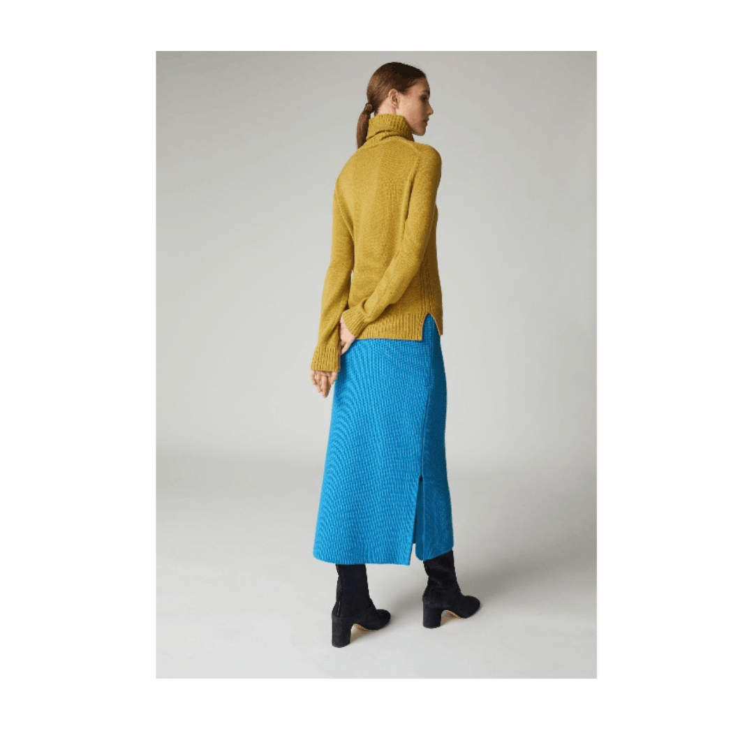 o1srvl11e1224 Davenport Skirt in Blue
