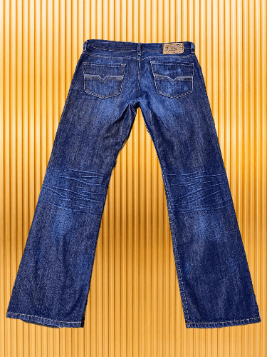 Diesel × Vintage Vintage Diesel Y2K distressed Flare denim pants Size US 34 / EU 50 - 1 Thumbnail