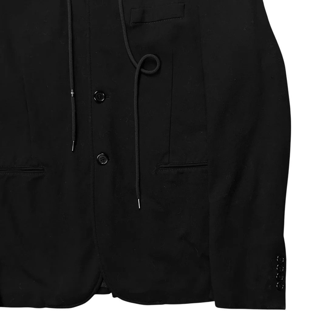 Dirk Bikkembergs Dirk Bikkembergs Hooded Rayon Blazer Size US L / EU 52-54 / 3 - 5 Thumbnail