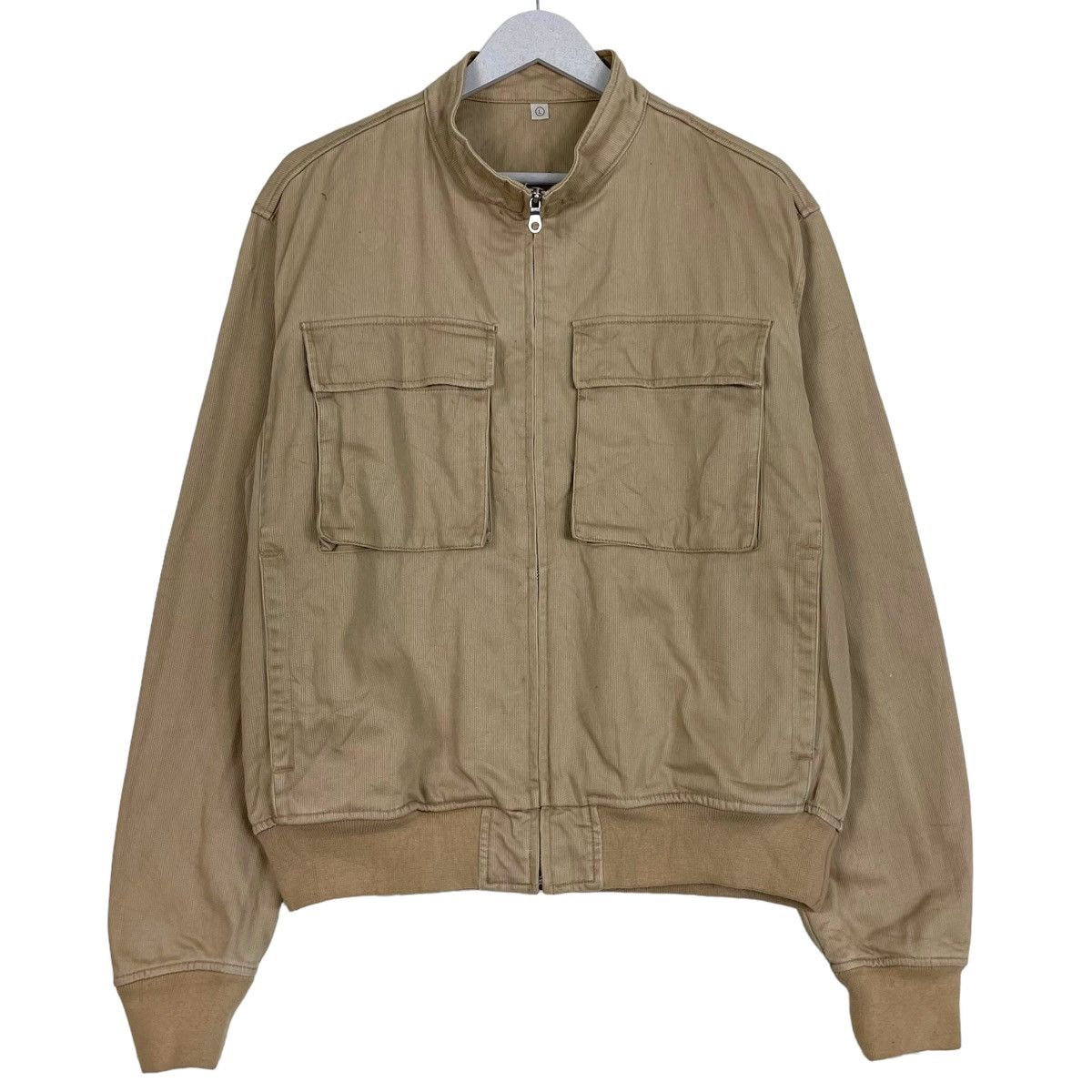 Japanese Brand 💥DOUBLE POCKET CROP LOOSE SLEEVES BOMBER INSPIRE UNDERCOVER Size US L / EU 52-54 / 3 - 1 Thumbnail