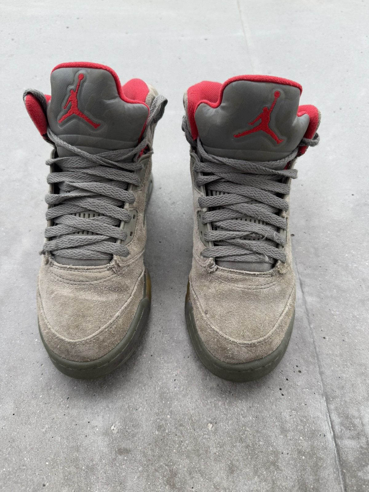 Jordan Brand × Nike Nike Air Jordan V 5 Camo P51 olive Size US 6.5 / IT 36.5 - 3 Thumbnail
