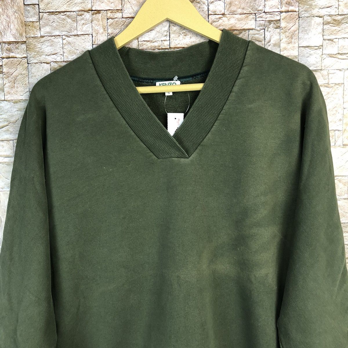 Japanese Brand Kenzo Paris Green Sweatshirt #A426 Size US S / EU 44-46 / 1 - 9 Thumbnail