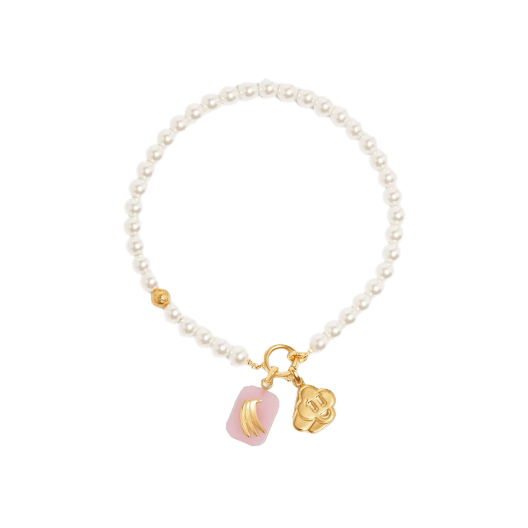 Casablanca White & Gold Icon Pearl Necklace Size ONE SIZE - 1 Preview