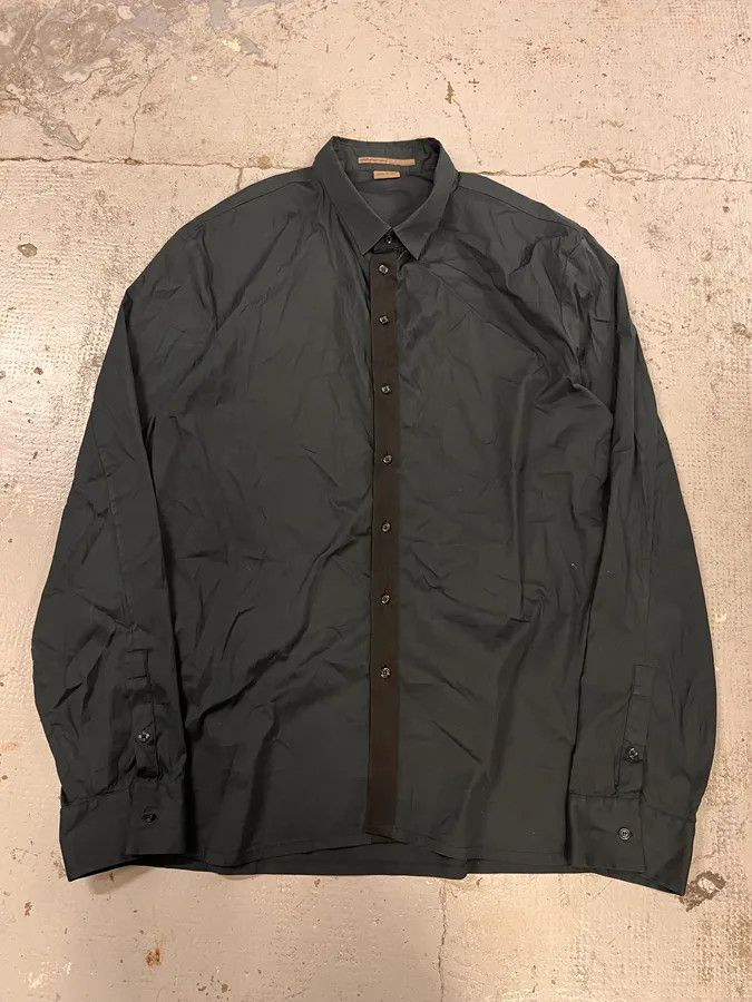 Marithe + Francois Girbaud 2000s Marithé + François Girbaud Black Minimalist Shirt Size US L / EU 52-54 / 3 - 1 Thumbnail