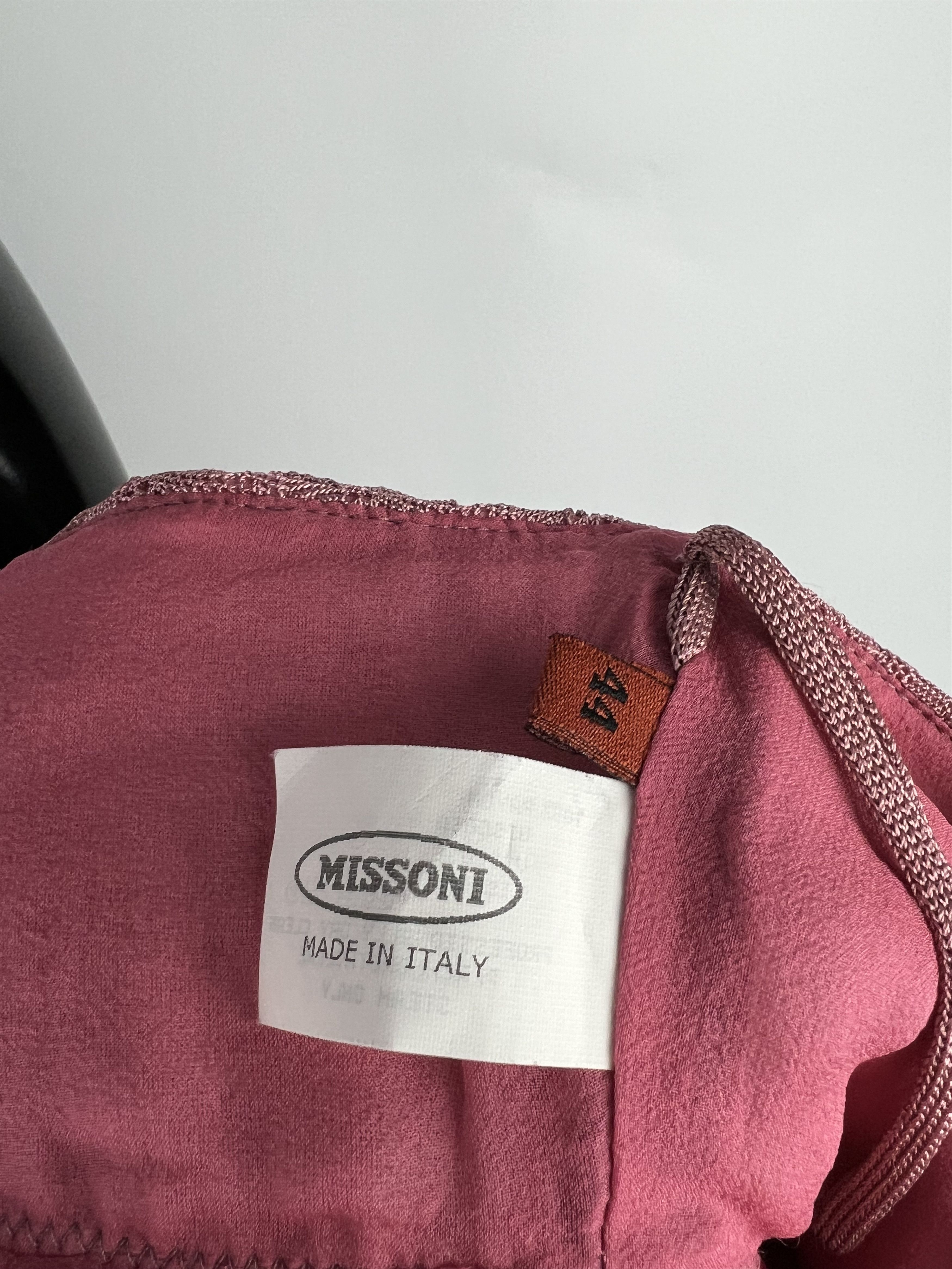 Missoni × Vintage Missoni Vintage Top Blouse Size IT44 Size M / US 6-8 / IT 42-44 - 8 Thumbnail