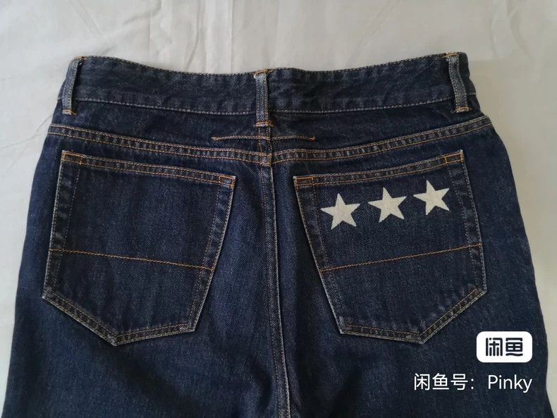 Givenchy Givenchy SizeS Five-pointed Star Denim Pants Size US 29 - 6 Thumbnail