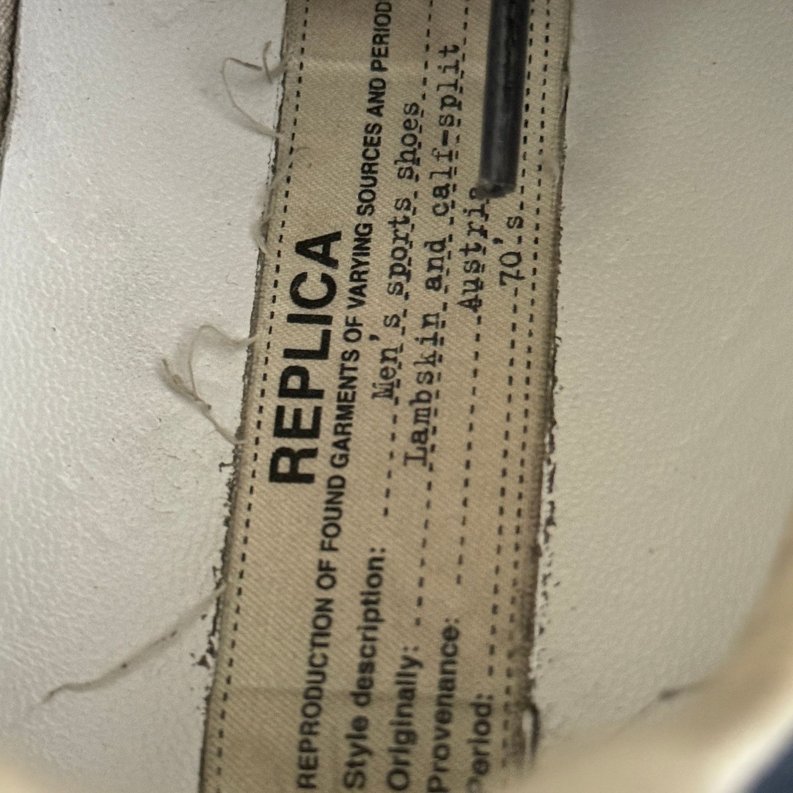 Maison Margiela Size 7US - Maison Margiela Mens Painted GAT Replica Trainer Size US 7 / EU 40 - 6 Thumbnail