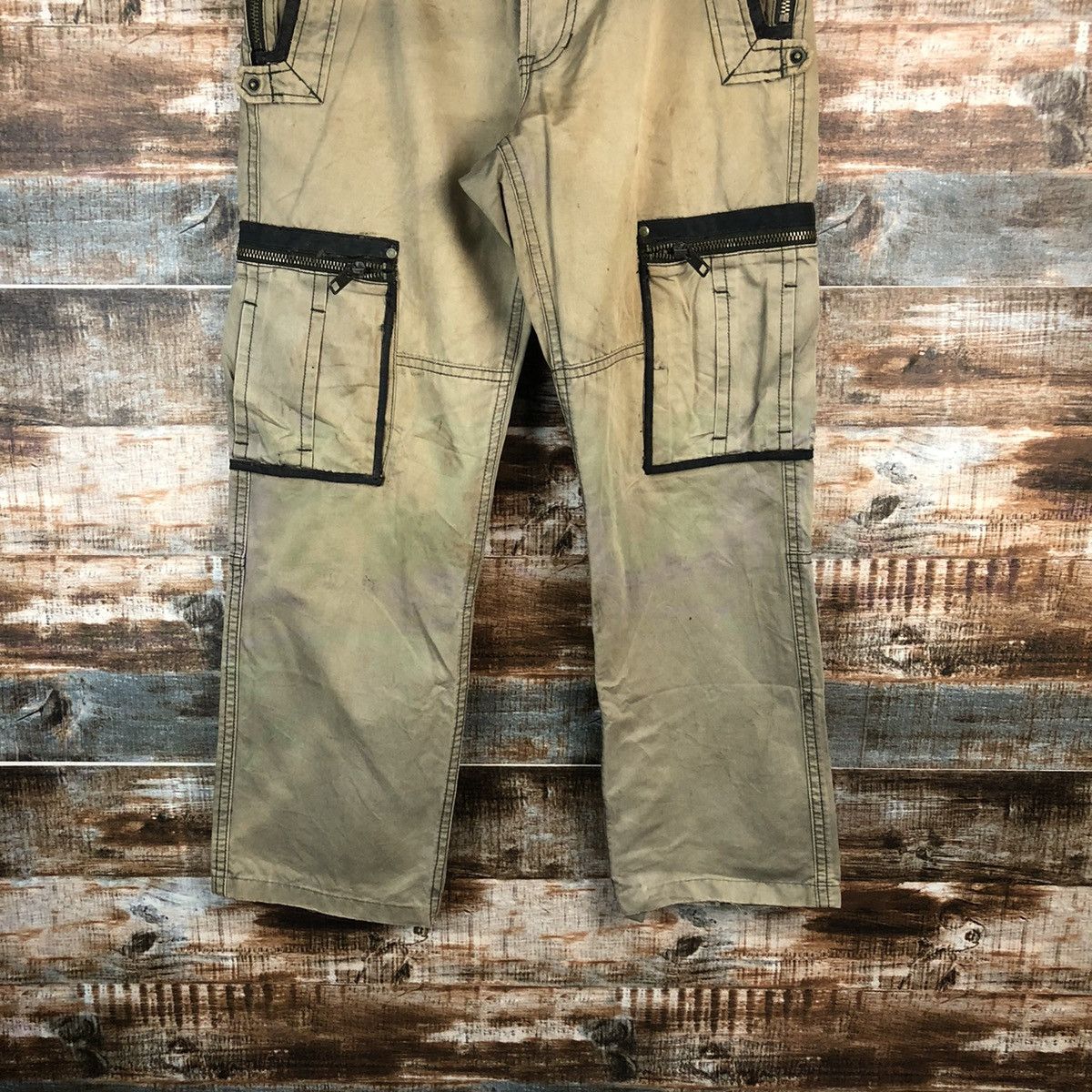 Faded Glory Ikca utility tactical punk Cargo Multipocket Pants #A1399 Size US 31 - 6 Thumbnail