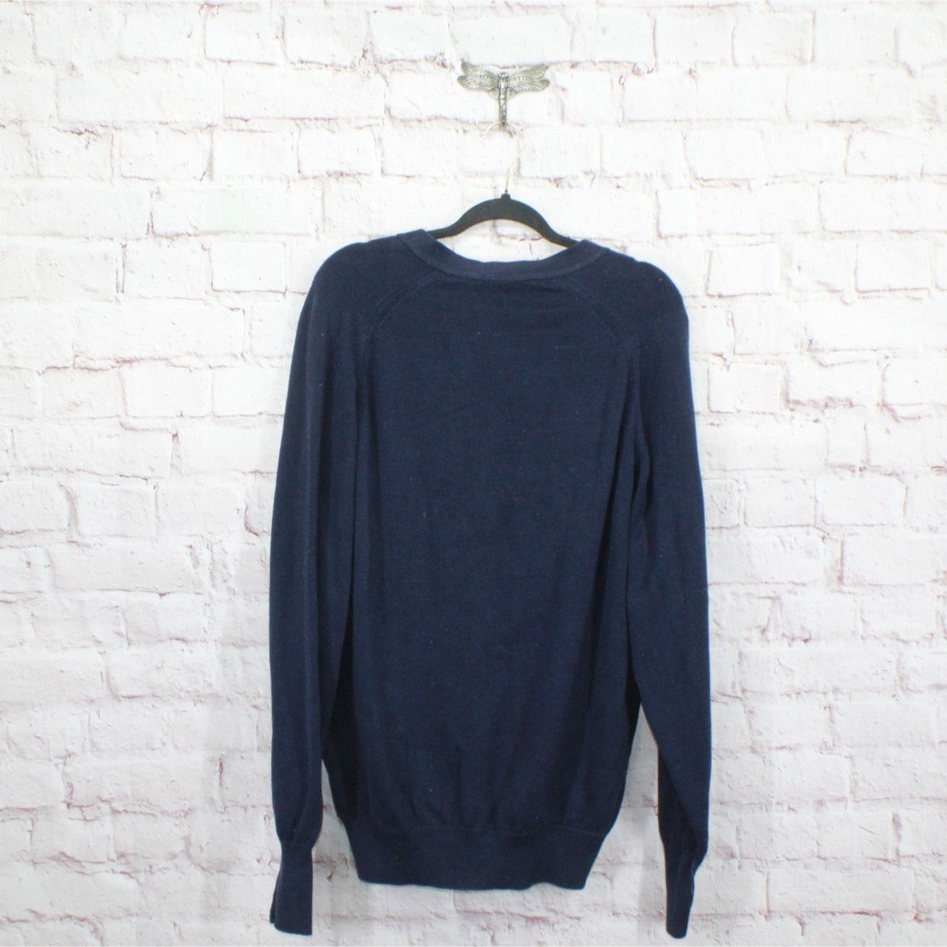 L.L. Bean LL Bean Men's Classic Cotton V Neck Sweaters Cardigan Size L Size US L / EU 52-54 / 3 - 6 Thumbnail