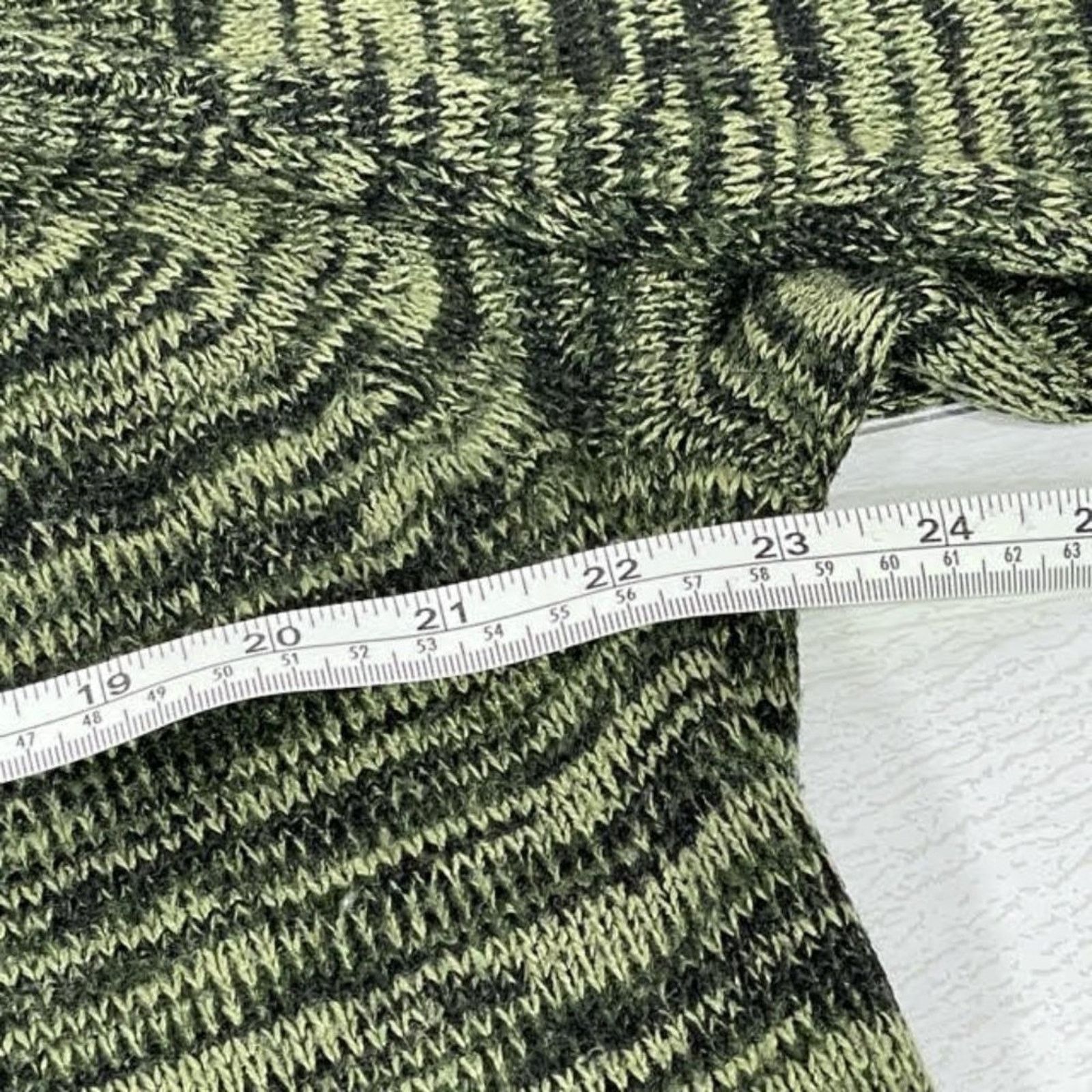 Other Jason Maxwell Green Cable Knit Short Sleeve Sweater 2X Size XXL / US 16-18 / IT 52-54 - 6 Thumbnail