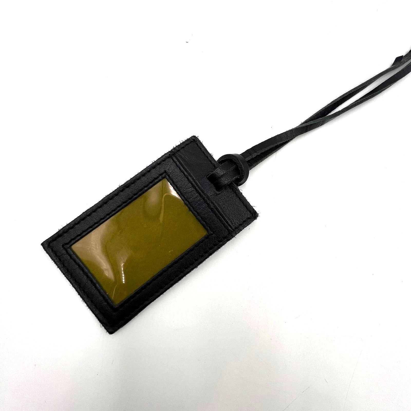 Allsaints Allsaints ID Holder Leather Black Size ONE SIZE - 2 Thumbnail