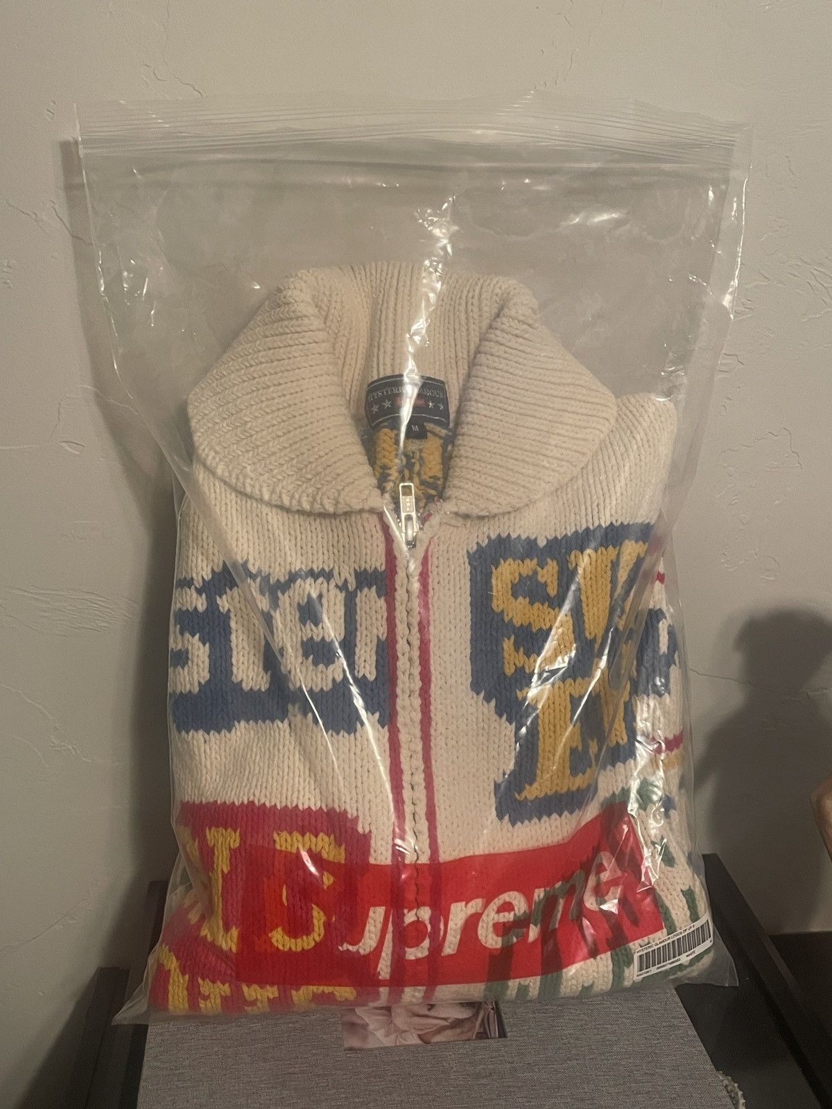 Hysteric Glamour × Supreme Supreme/Hysteric Glamour Logos Zip Up Sweater Size US M / EU 48-50 / 2 - 4 Thumbnail