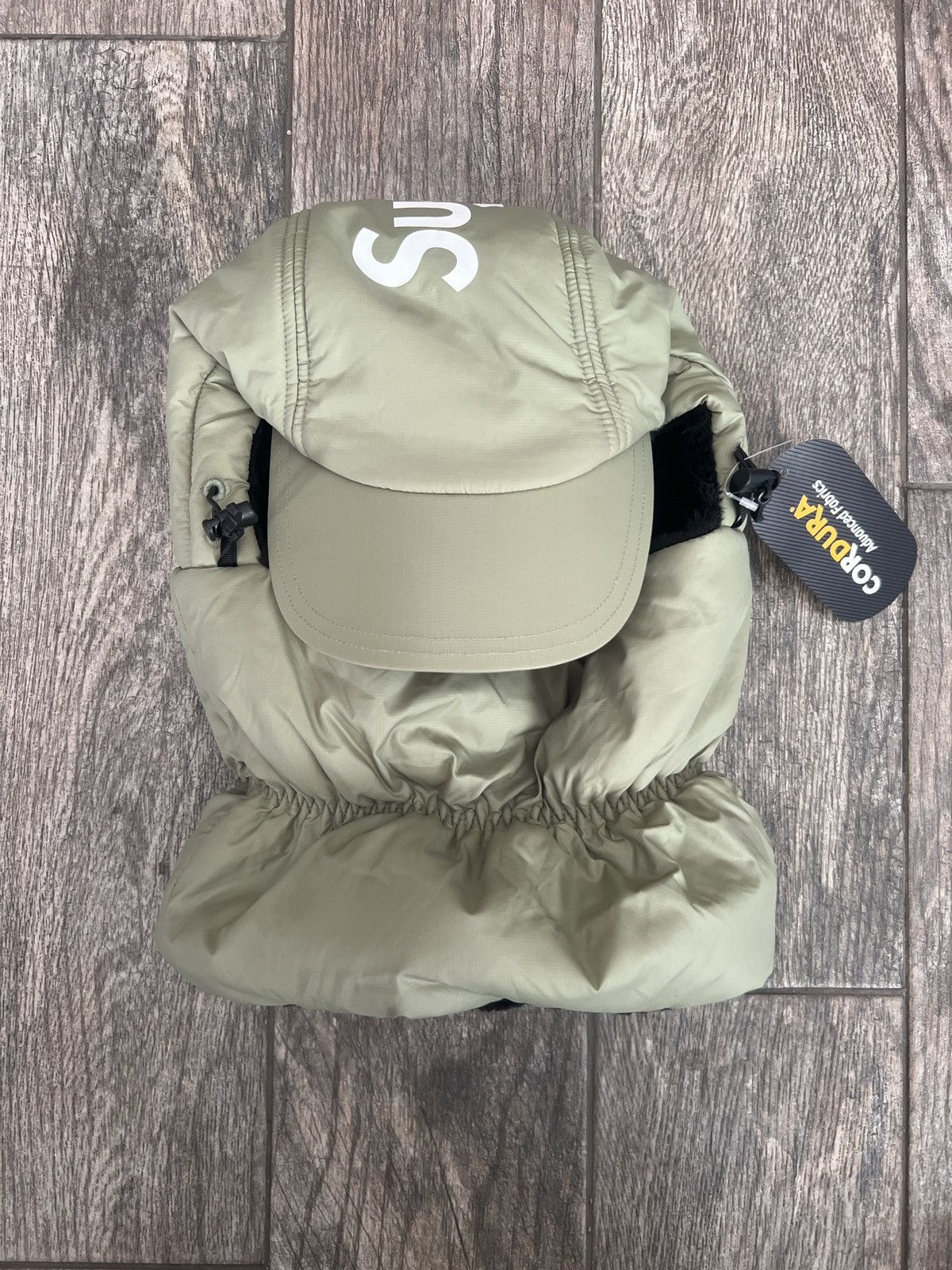 Supreme Supreme Codura Puffer Balaclava Light Olive Size ONE SIZE - 2 Thumbnail