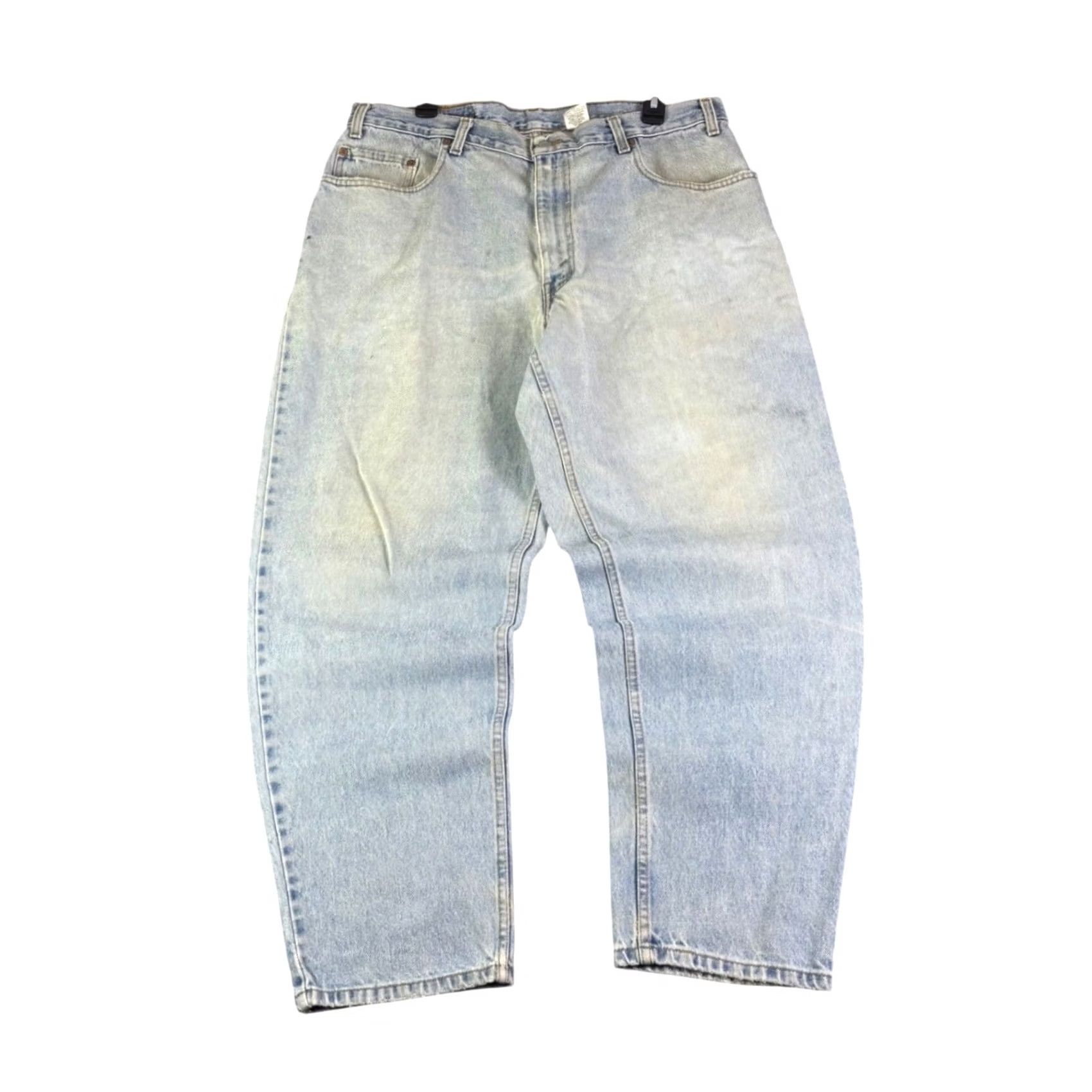 Levi's VINTAGE Levi's 560 Jeans Light Wash Denim 36x30 Mens 90s Tapered Loose Fit Relaxed Mid Rise 5-Pocket Blue Hats? Size US 36 / EU 52 - 2 Thumbnail