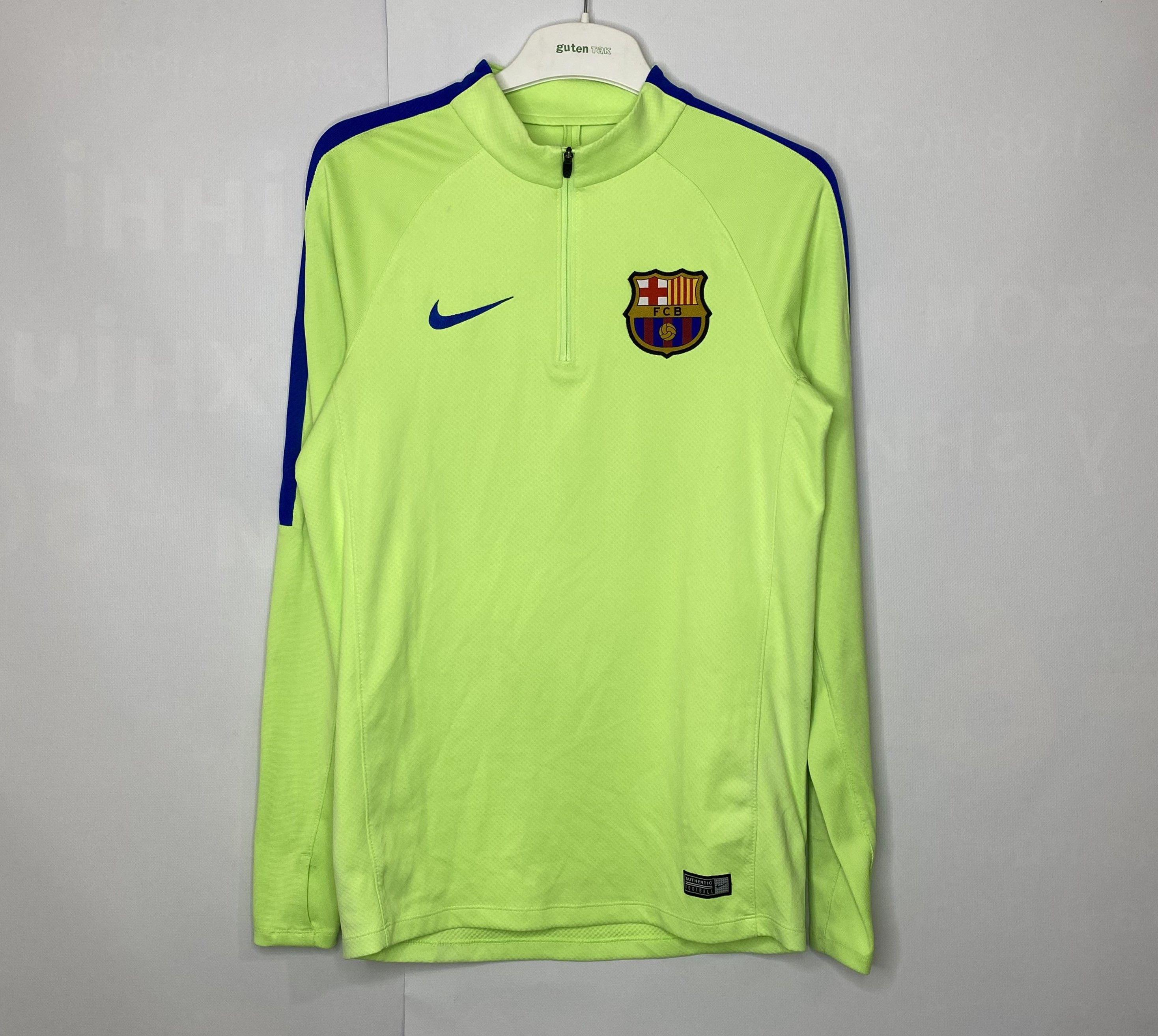 Nike BARCELONA 2017 TRAINING SWEATER FOOTBALL SHIRT SOCCER JERSEY Size US M / EU 48-50 / 2 - 1 Thumbnail
