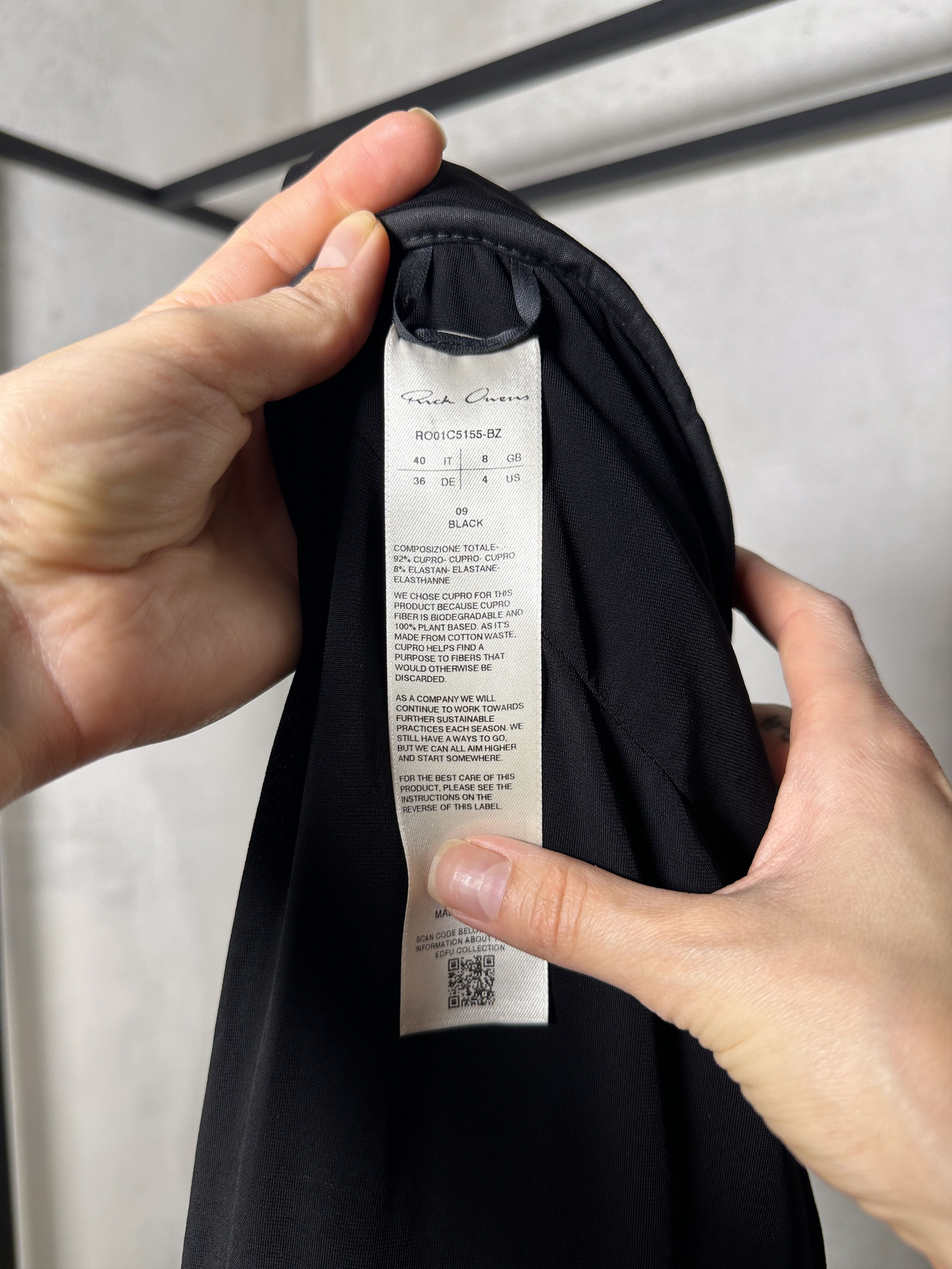 Rick Owens Rick Owens Edfu Gathered Top Size S / US 4 / IT 40 - 7 Thumbnail