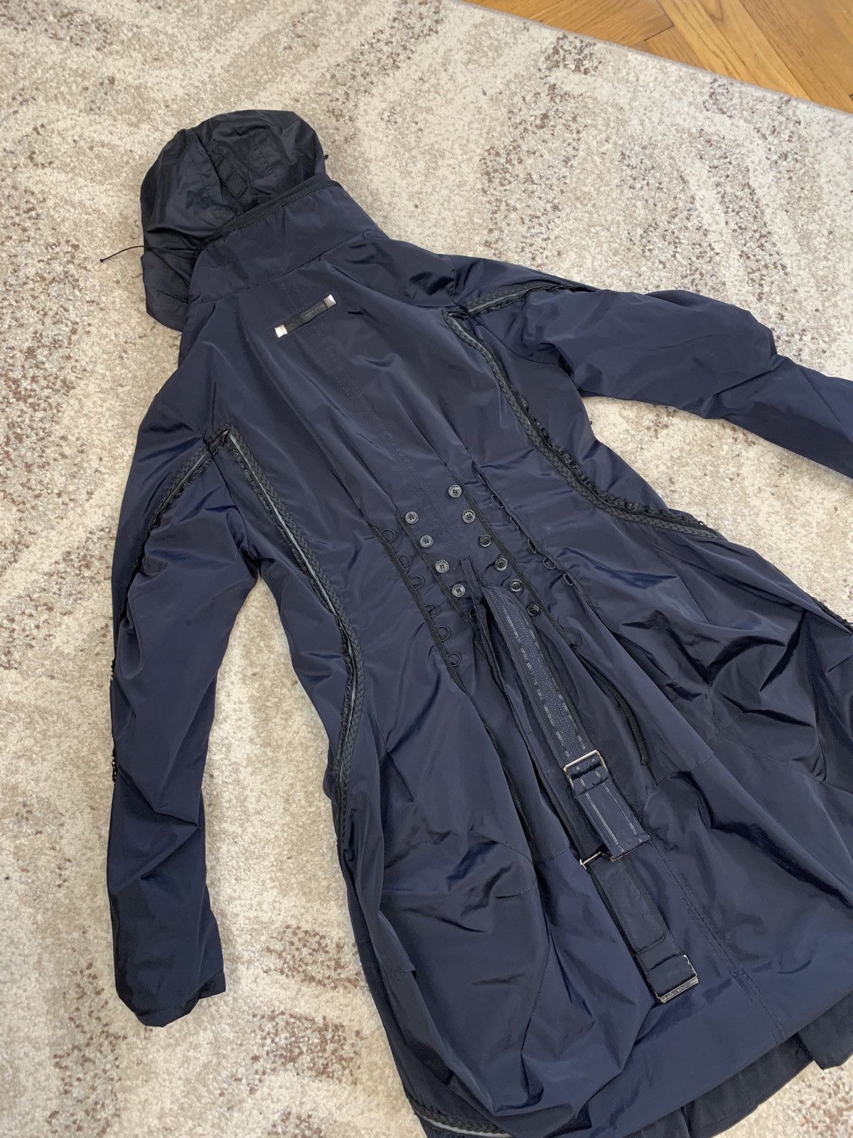 Marithe + Francois Girbaud MARITHE FRANÇOIS GIRBAUD Avant Garde Dress RainCoat Size M / US 6-8 / IT 42-44 - 8 Thumbnail